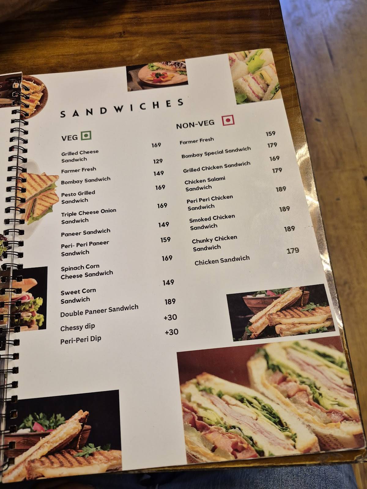 TREE HOUSE CAFE menu