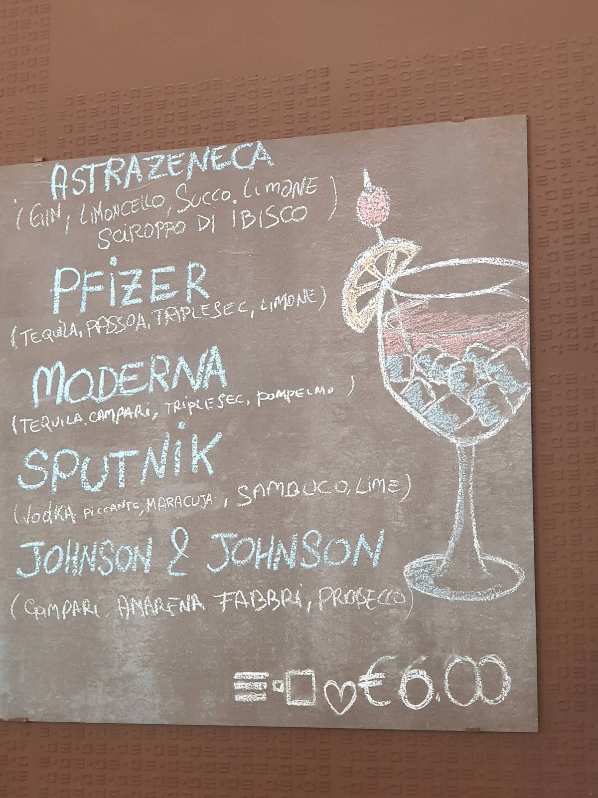 Menu di Trepuntozero Caffè 