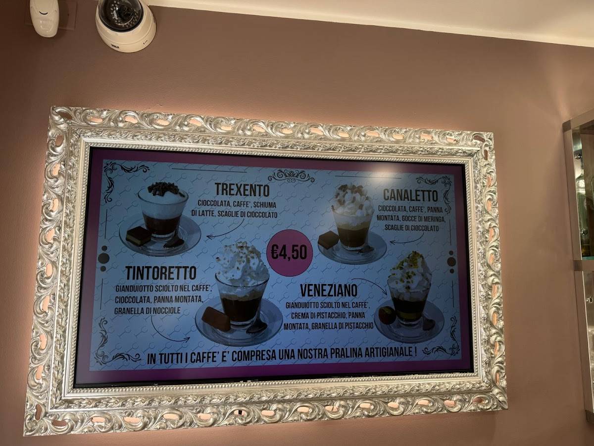 Menu di Trexento 