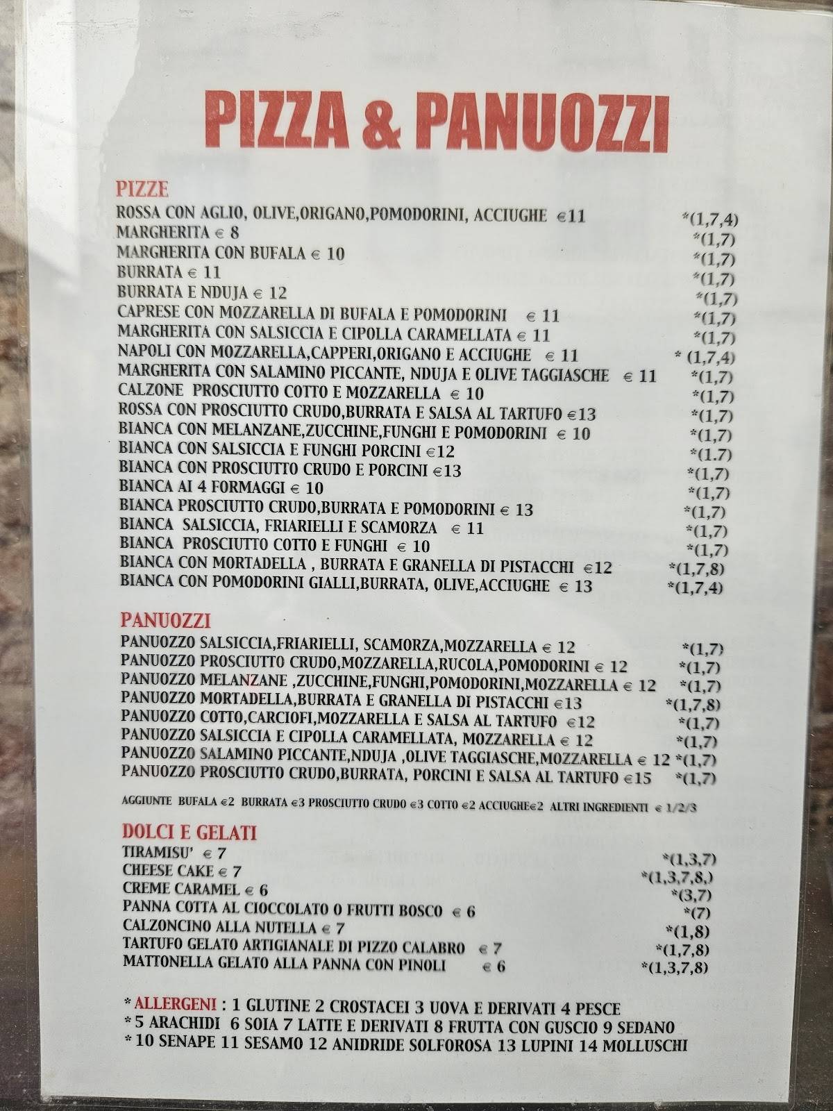 Menu de Trey