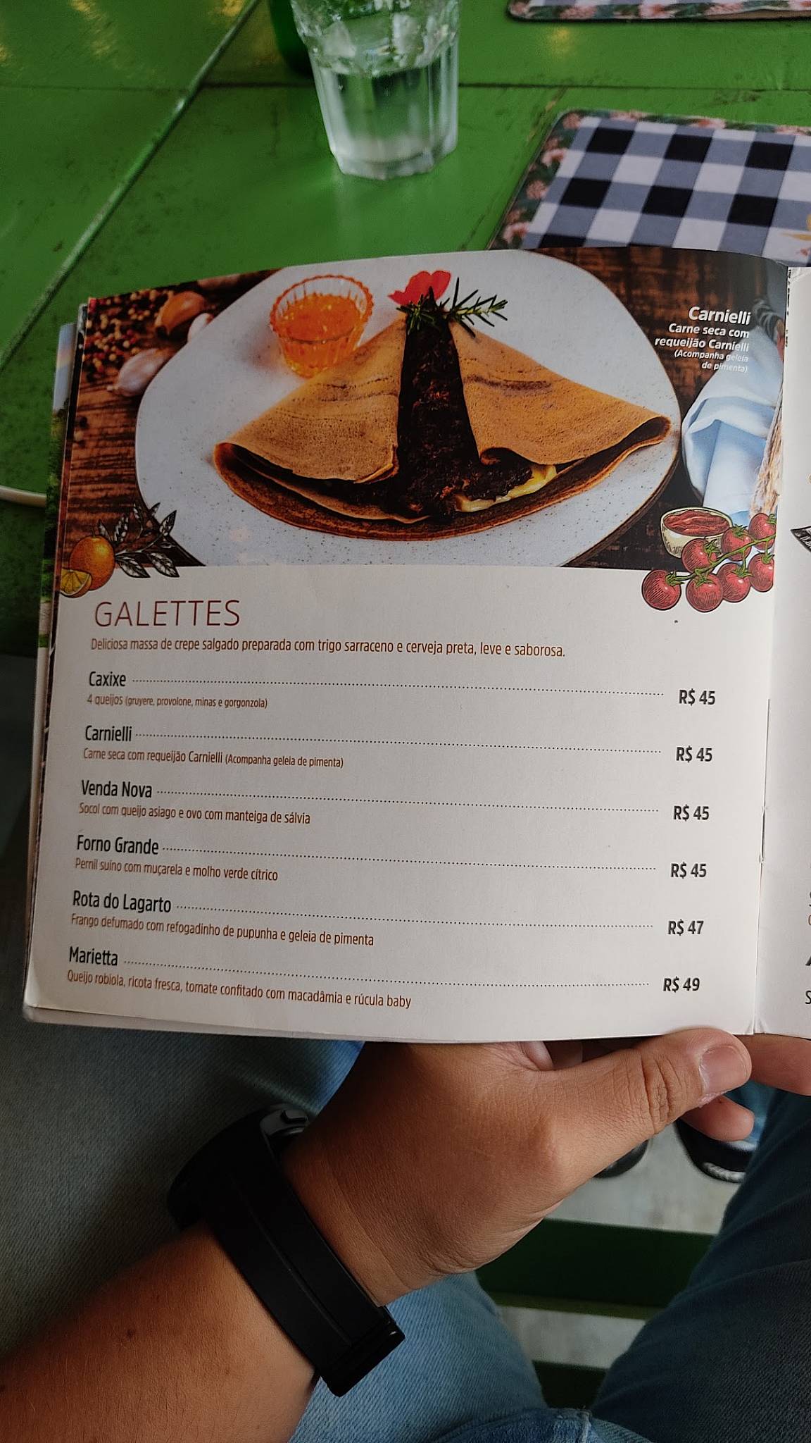 Tuia - Gastronomia e Arte cardápio