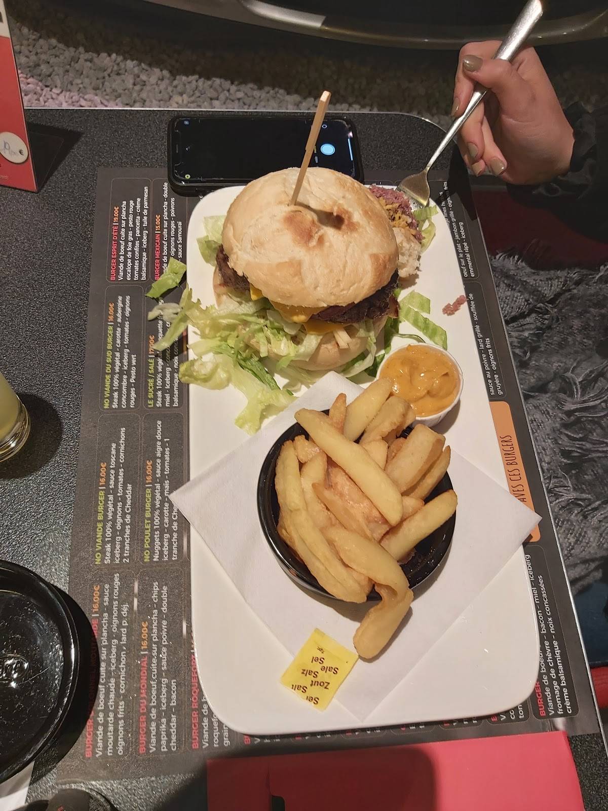 Menu de Tuning Burger