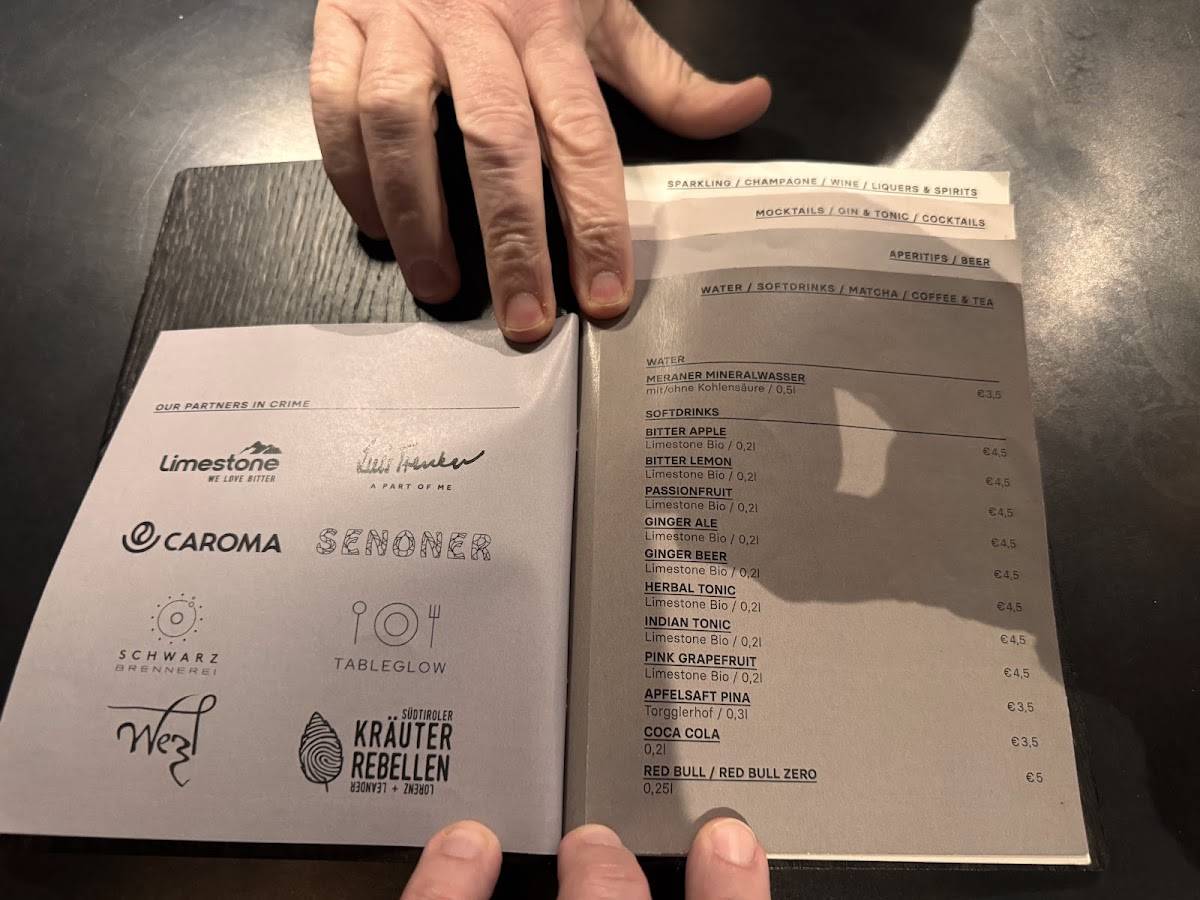 Menu de Tuo