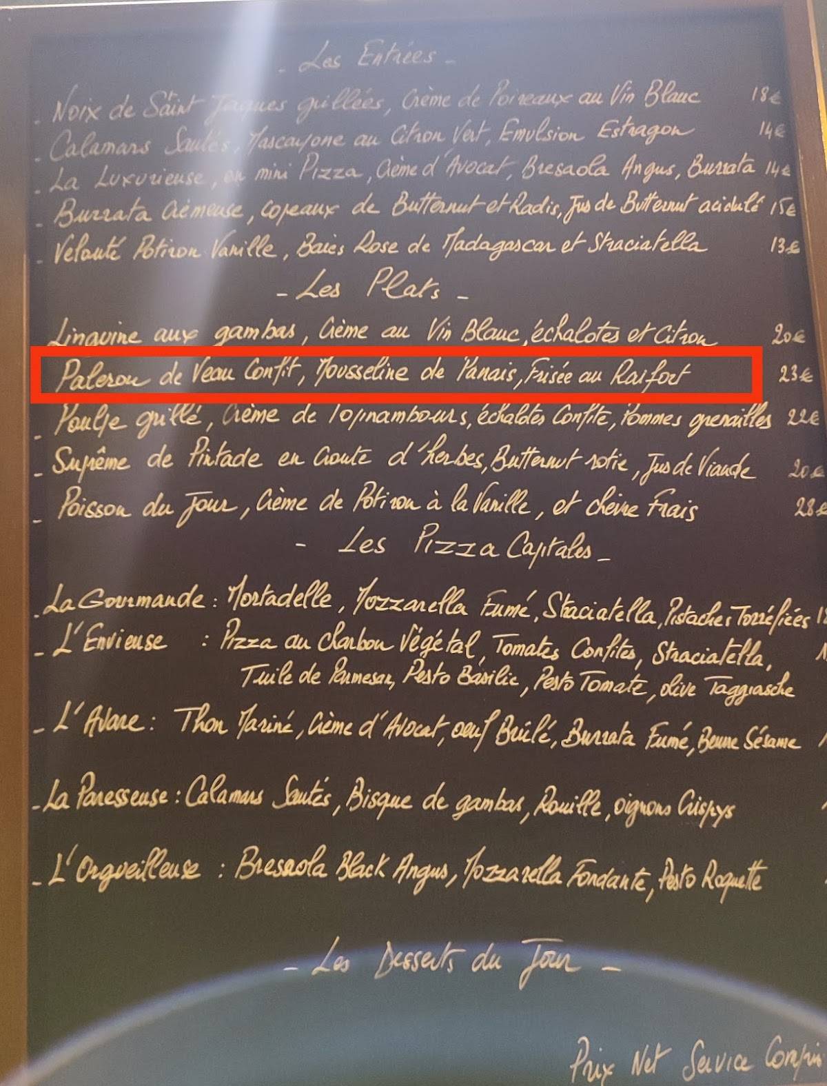 Menu de Type 55