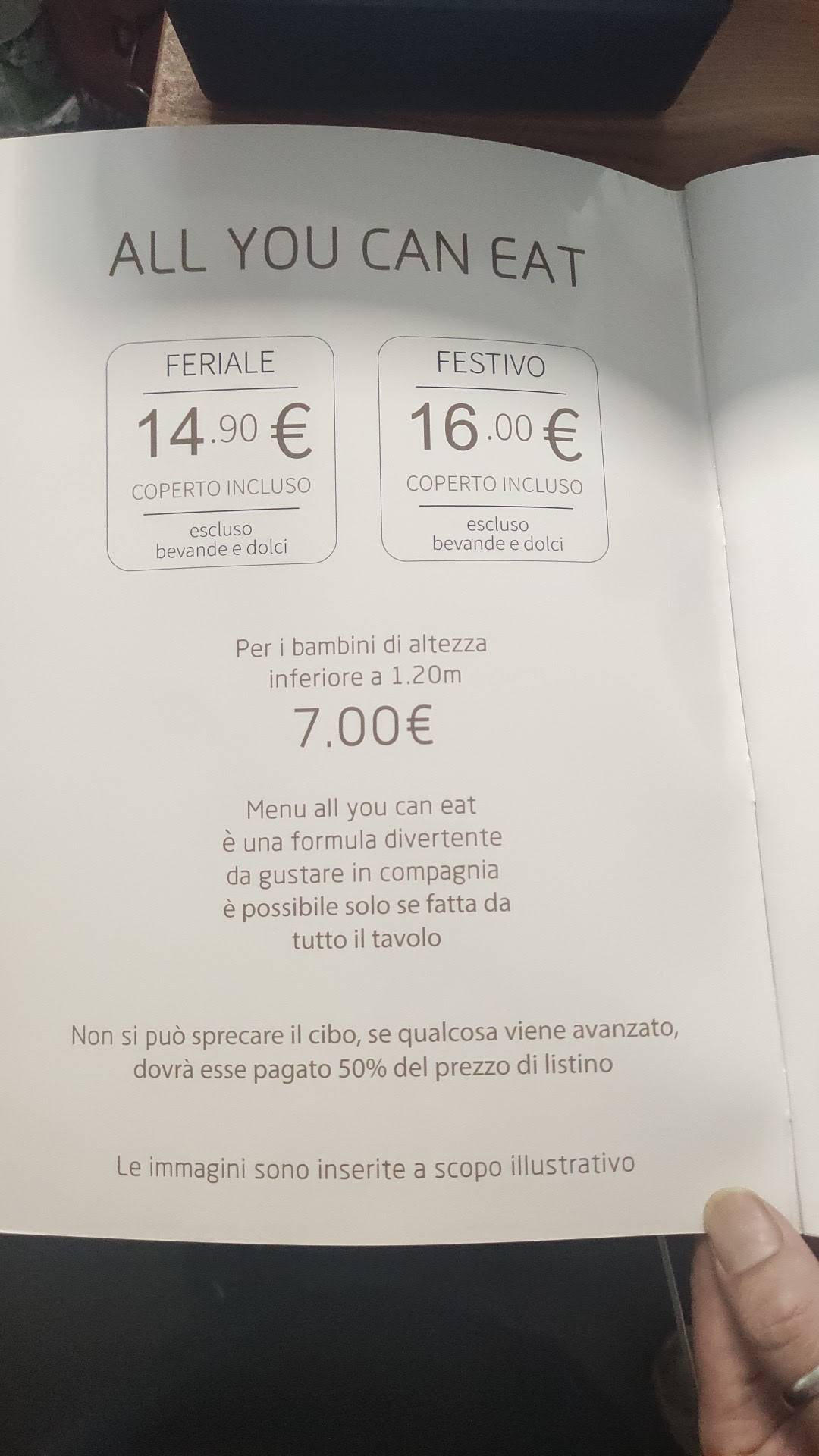 Menu di Uni sushi 