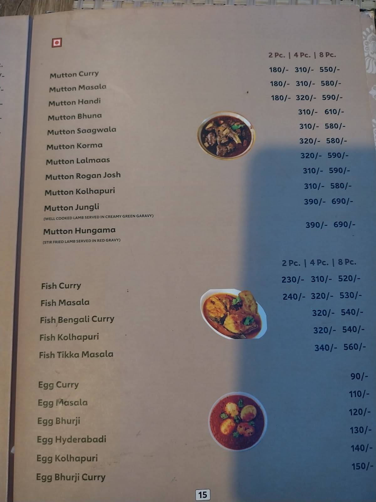 Urban Biryani Restaurant menu