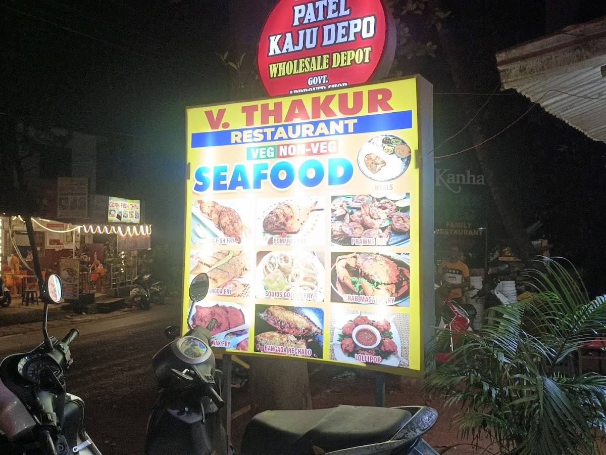 V Thakur Restaurants menu