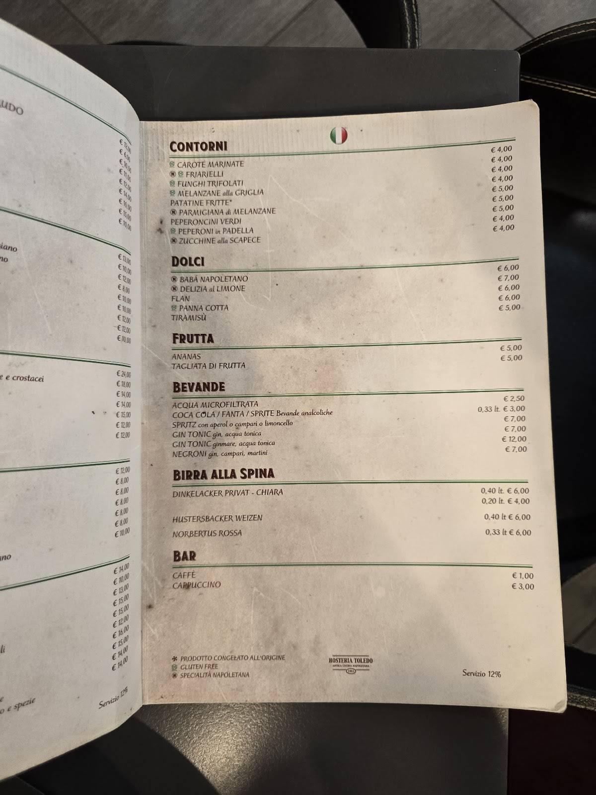 Menu di Valù Risotteria 