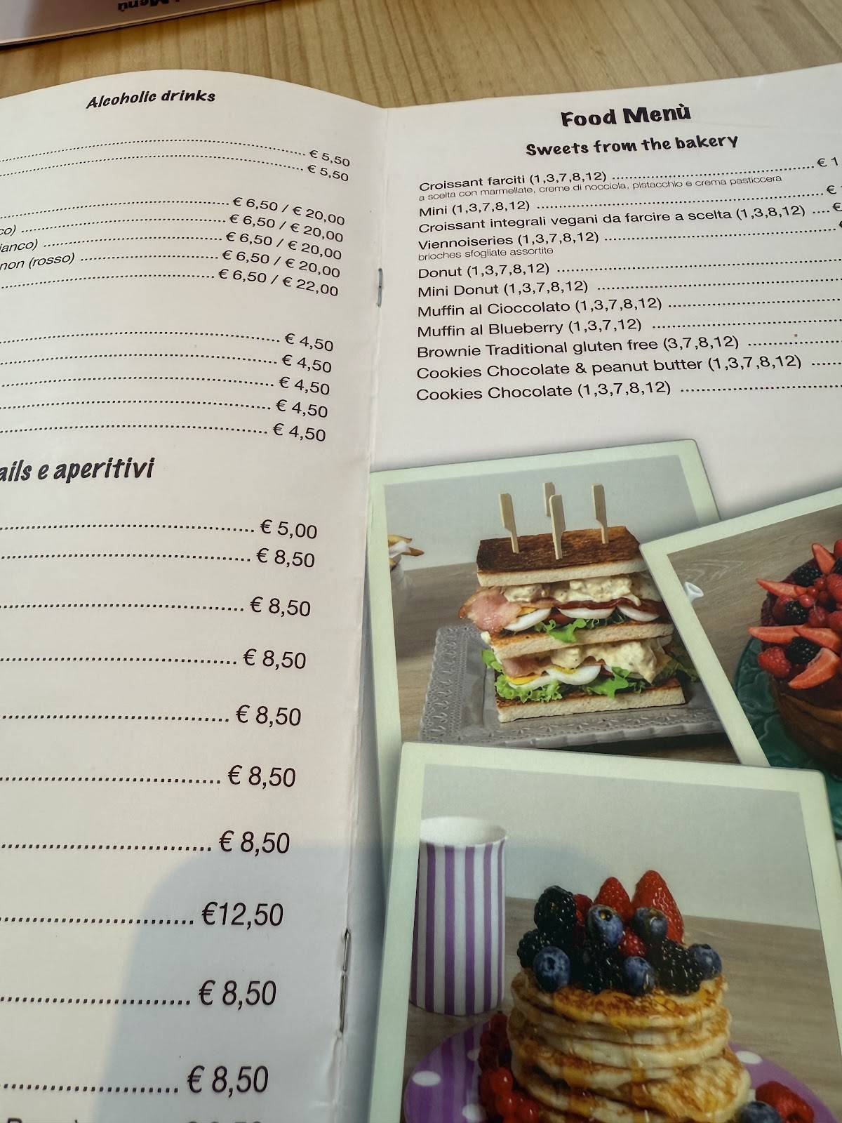 Menu di Vanilla Bakery 