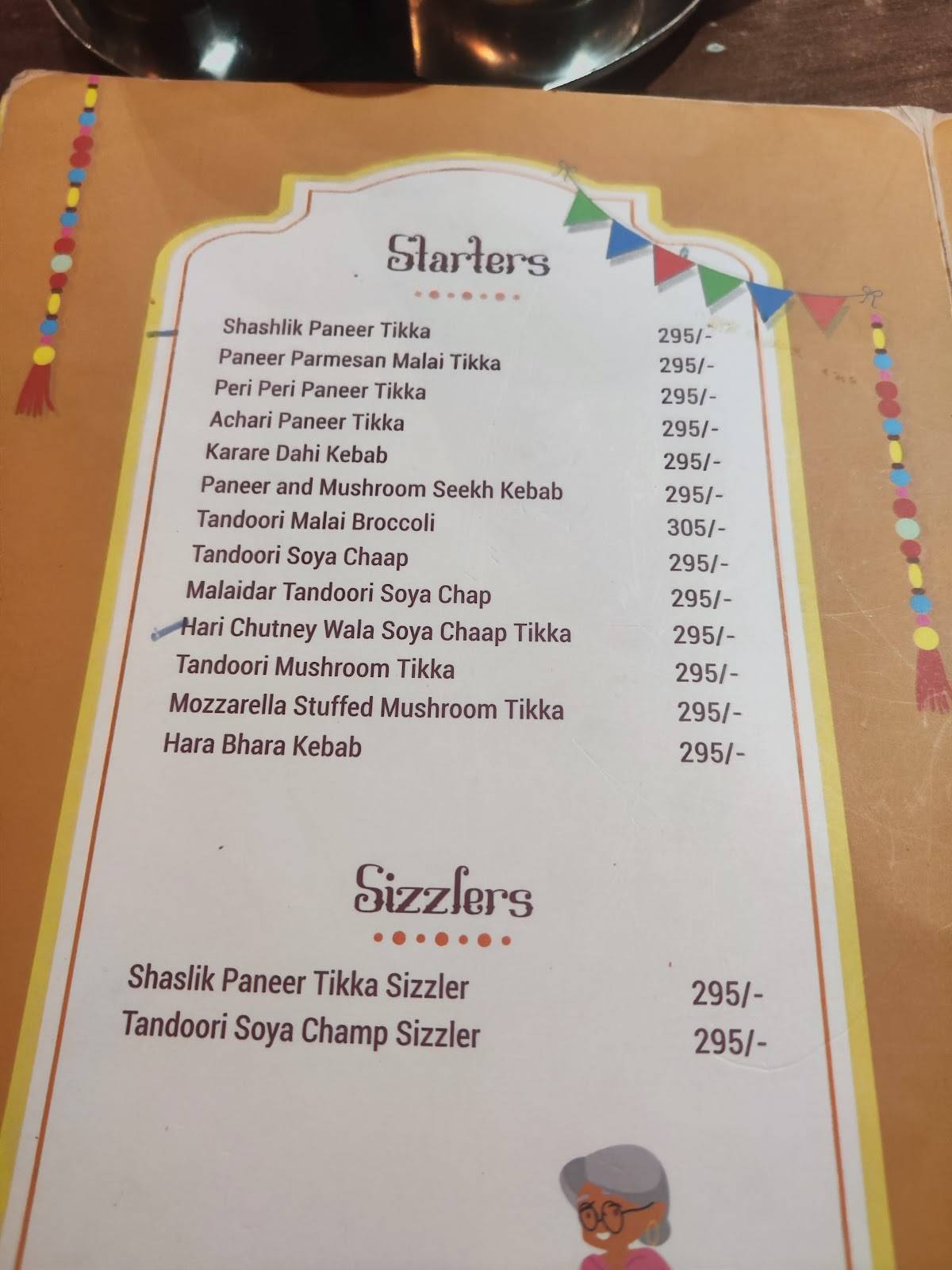 Veg Village Food menu