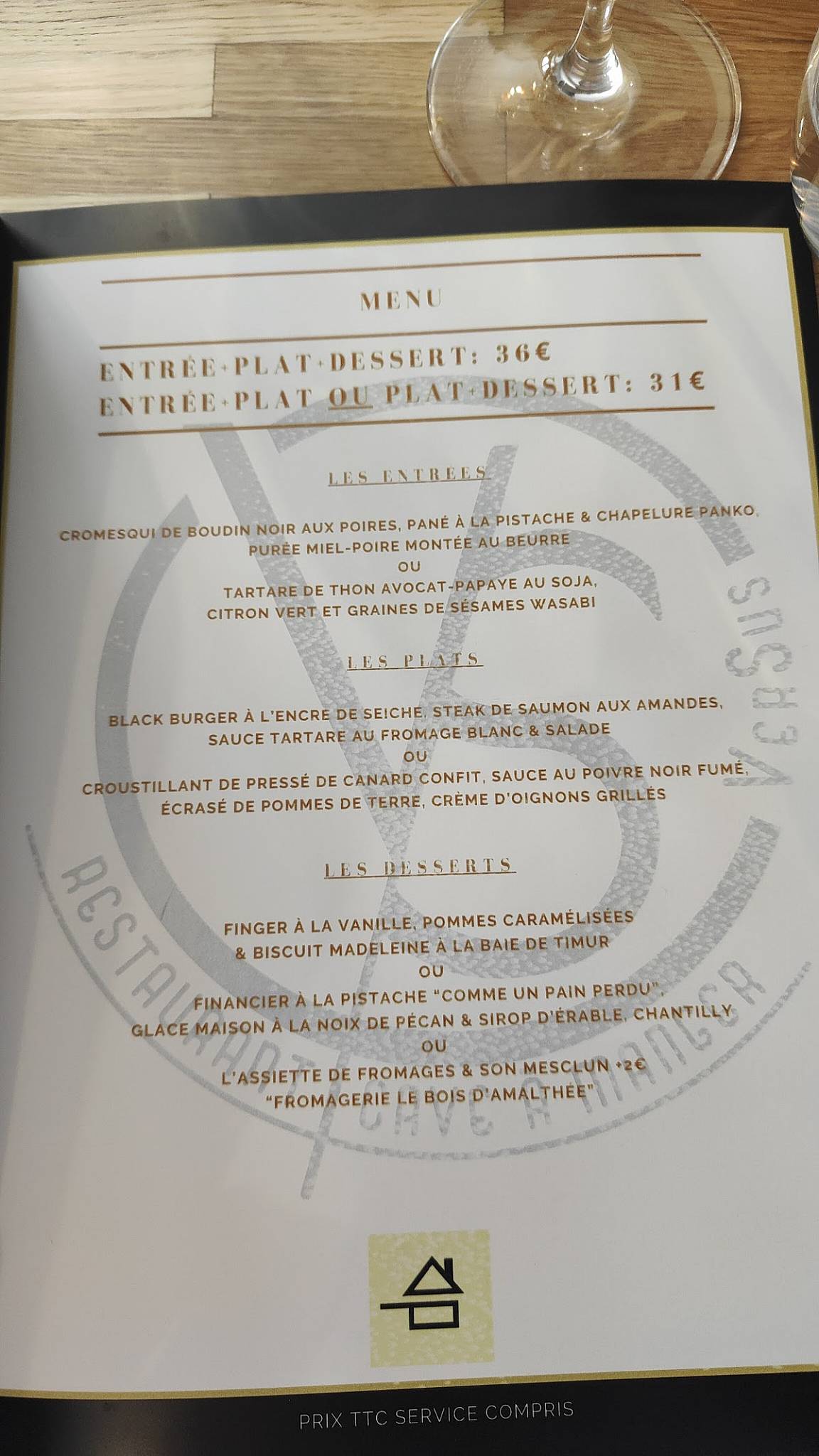 Menu de VerSus