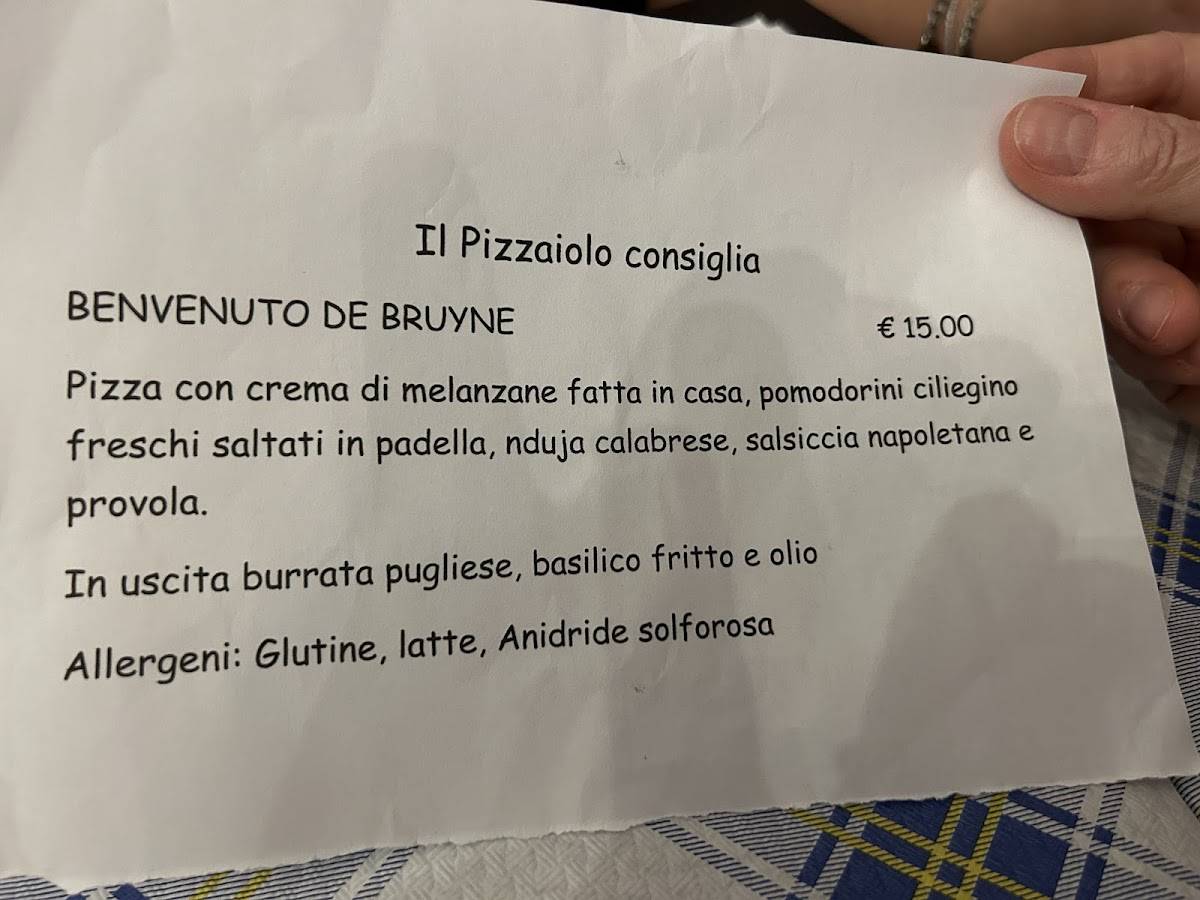 Menu di Veraci 