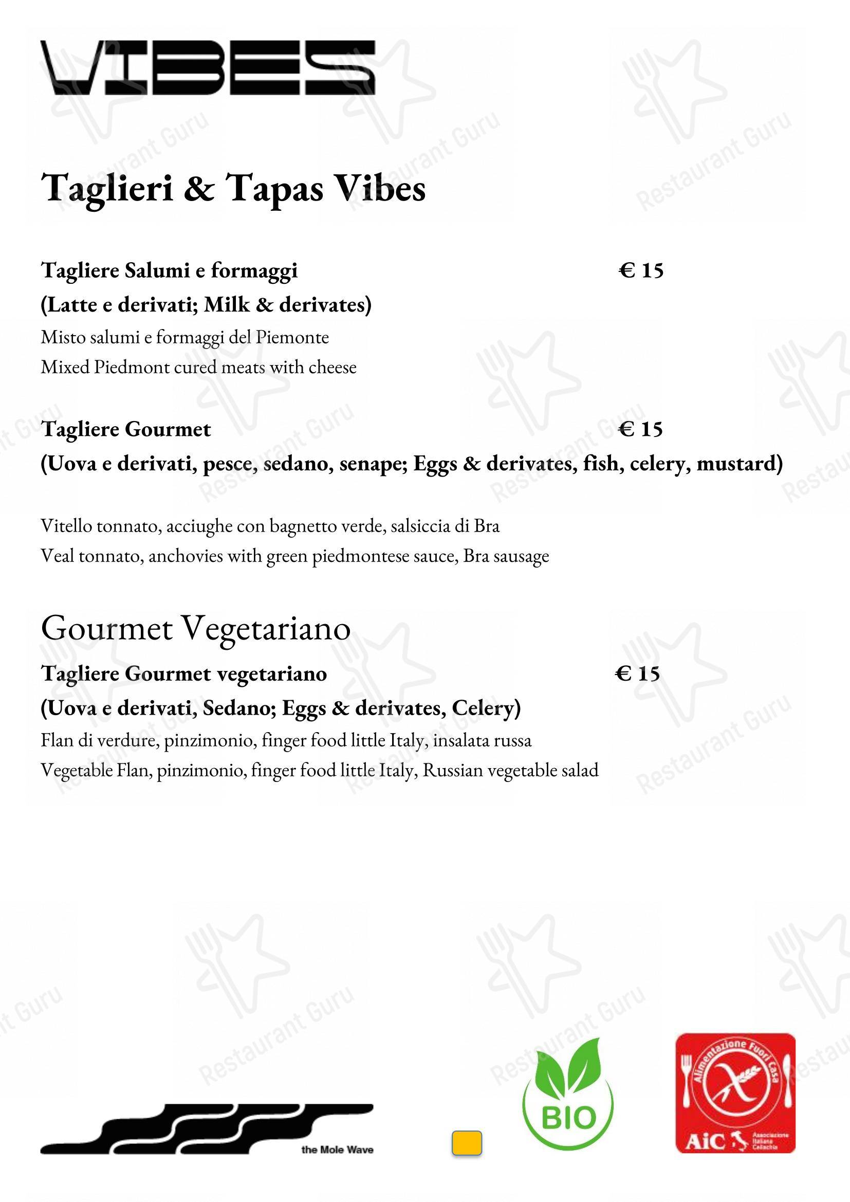 Menu di Vibes - 菜单