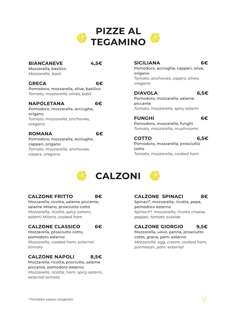 Menu di Vico Equense 