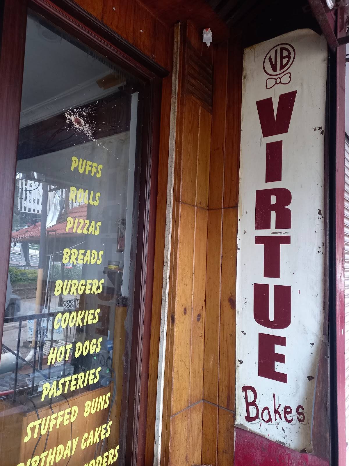 Virtue Bakes menu