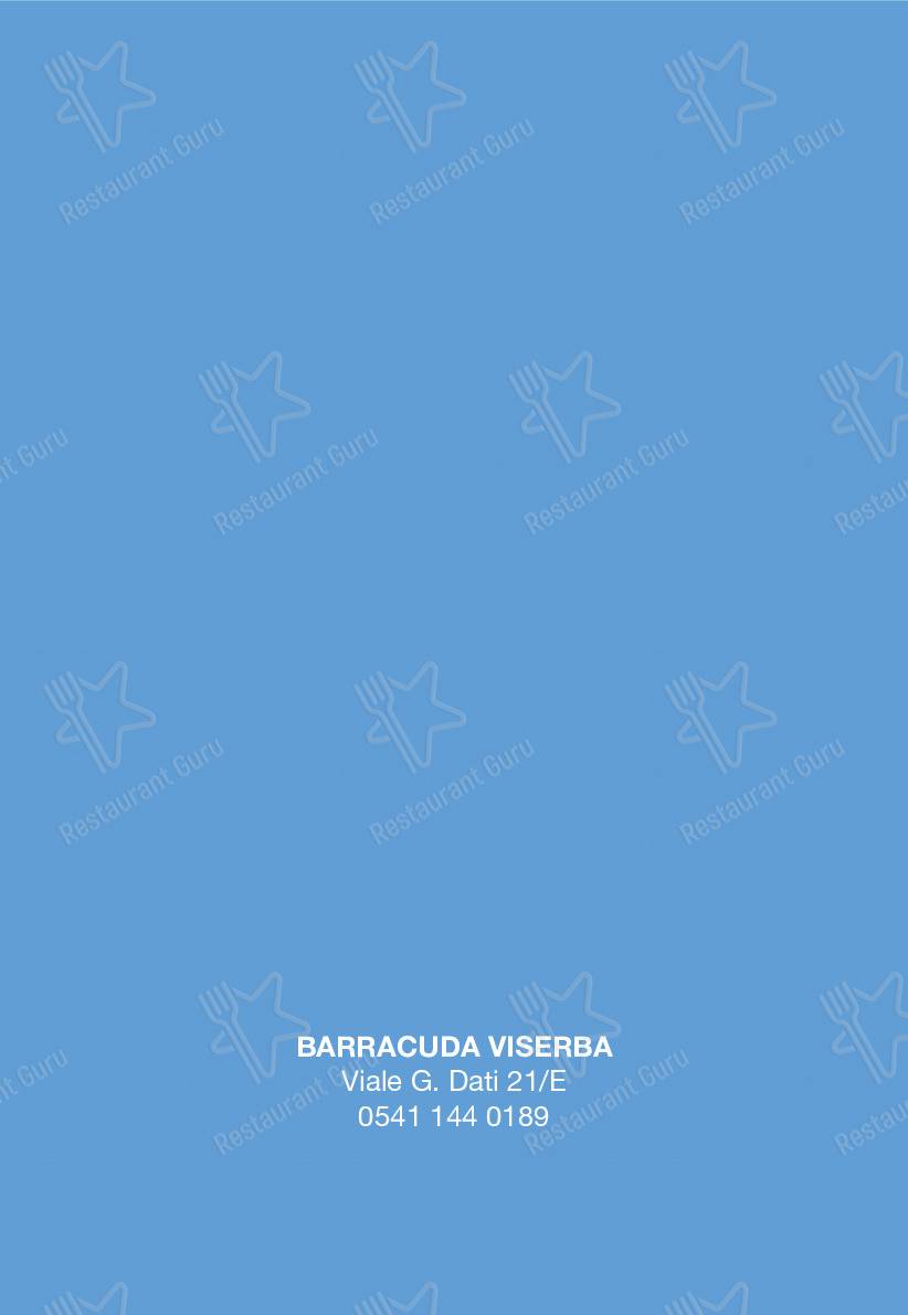 Menu di Barracuda