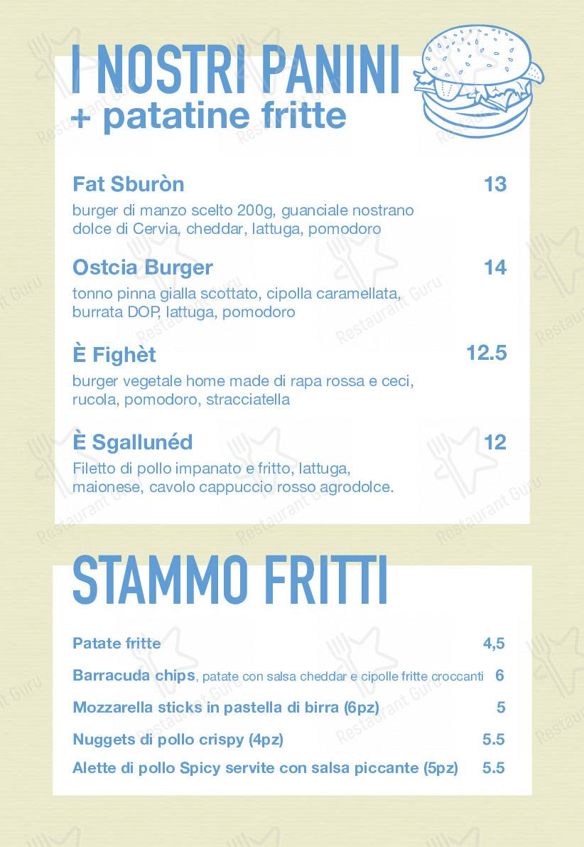 Menu di Barracuda