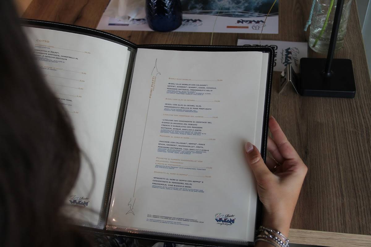 Menu di Viviani Ristò 