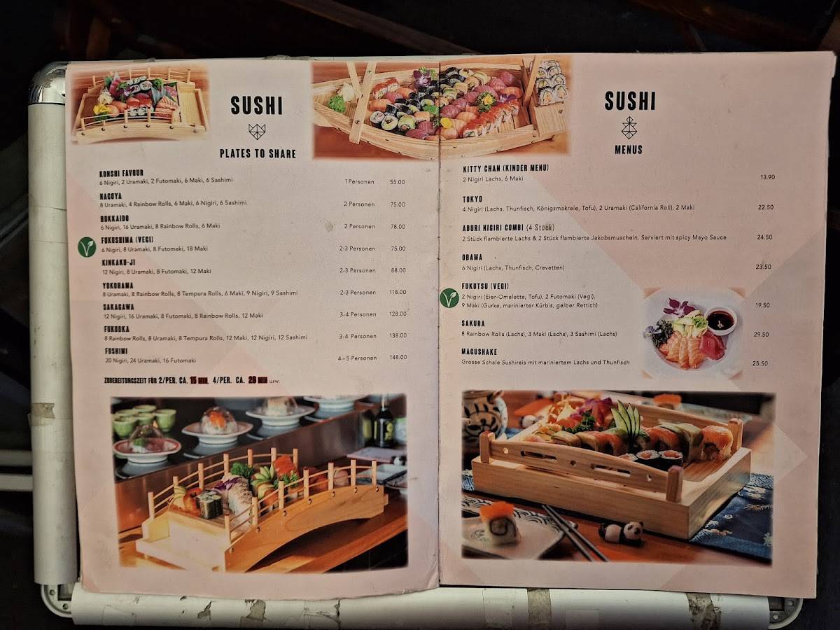 Menu di Konshi Restaurant- Asia kitchen & Sushi / 宫席酒楼 