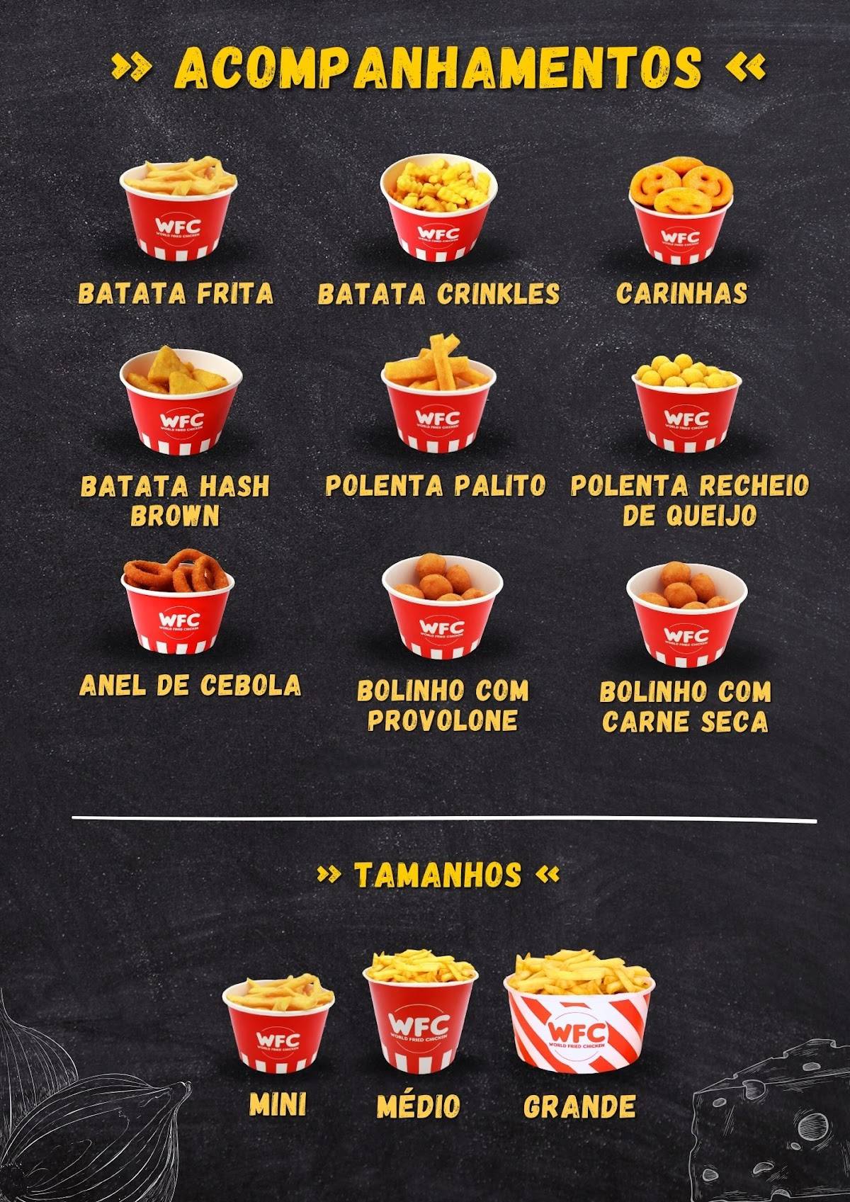 WFC Frango Frito - Esteio/Sapucaia cardápio