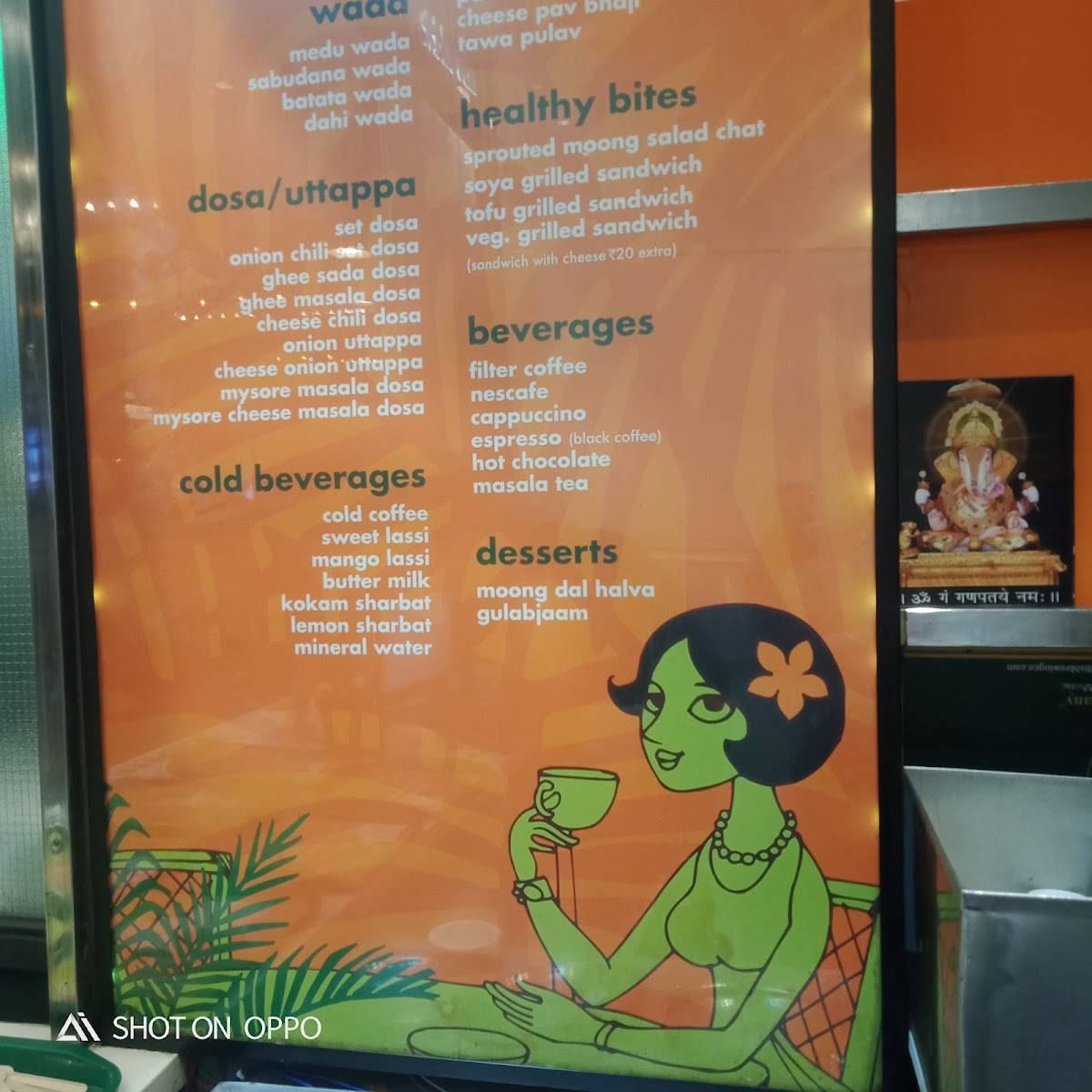 Wadeshwar Bhuvan menu
