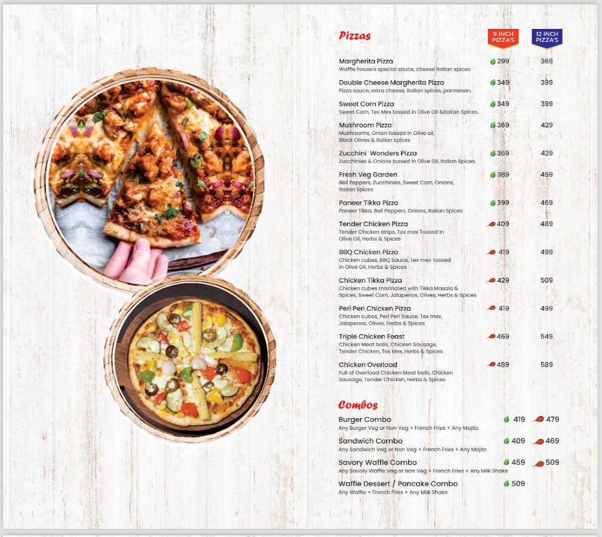 Waffle House menu