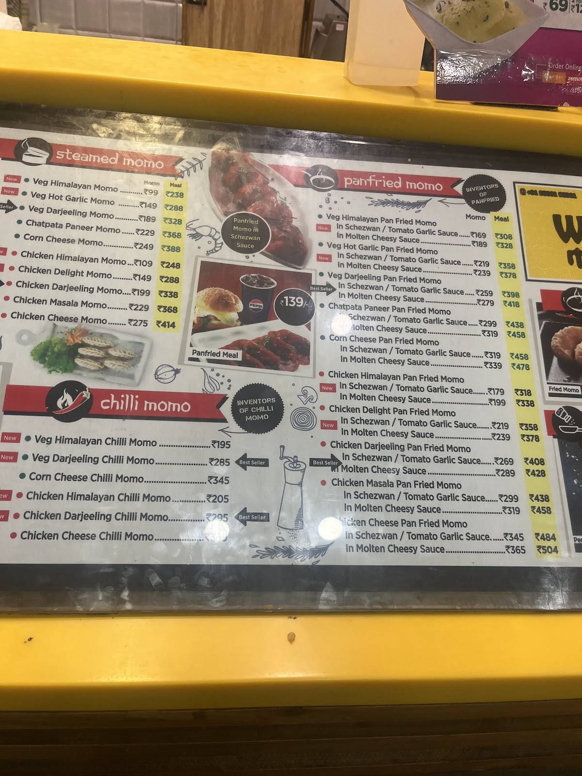Wow! Momo menu