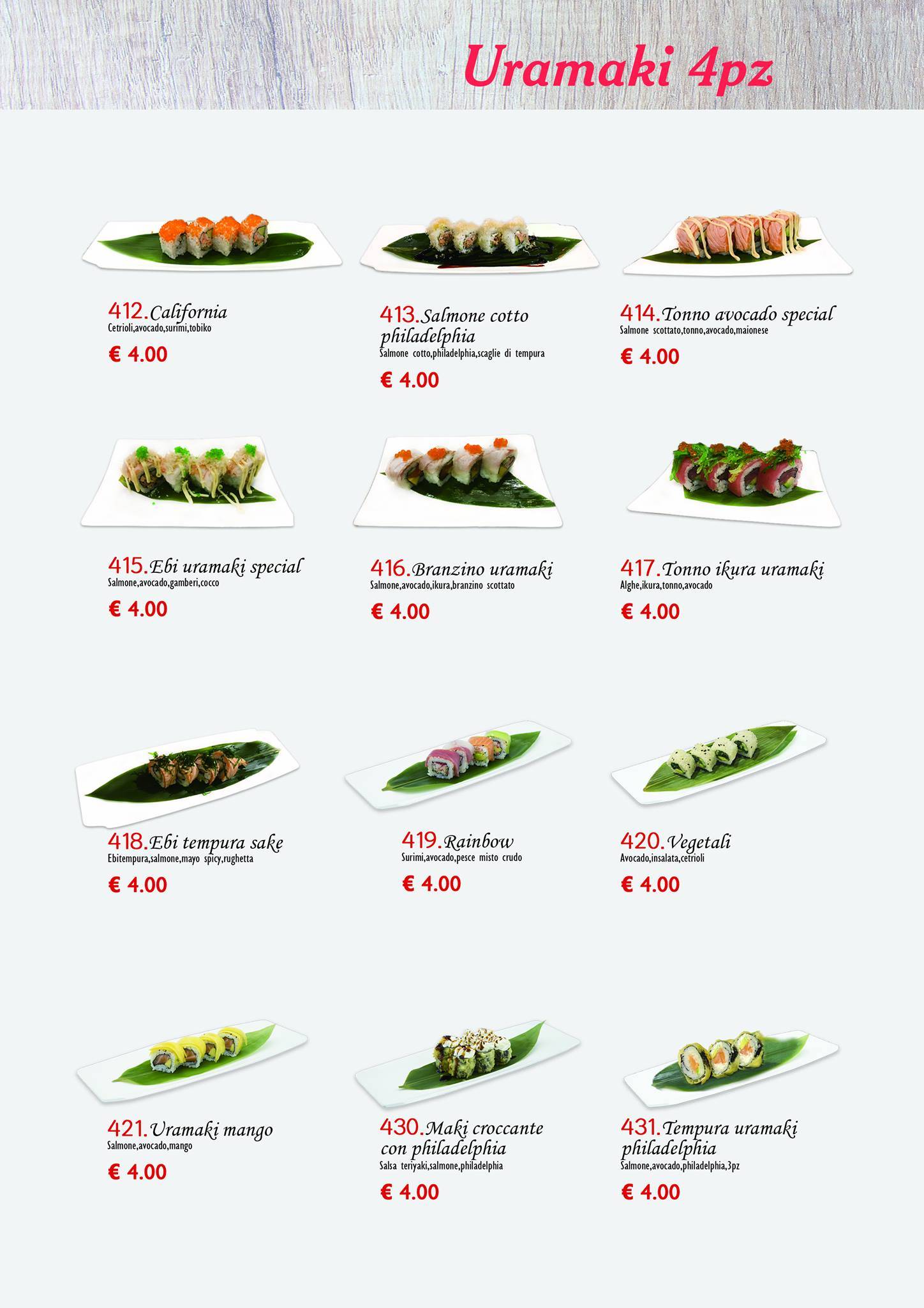 Menu di Yakiniku Roma - Yanyaki 