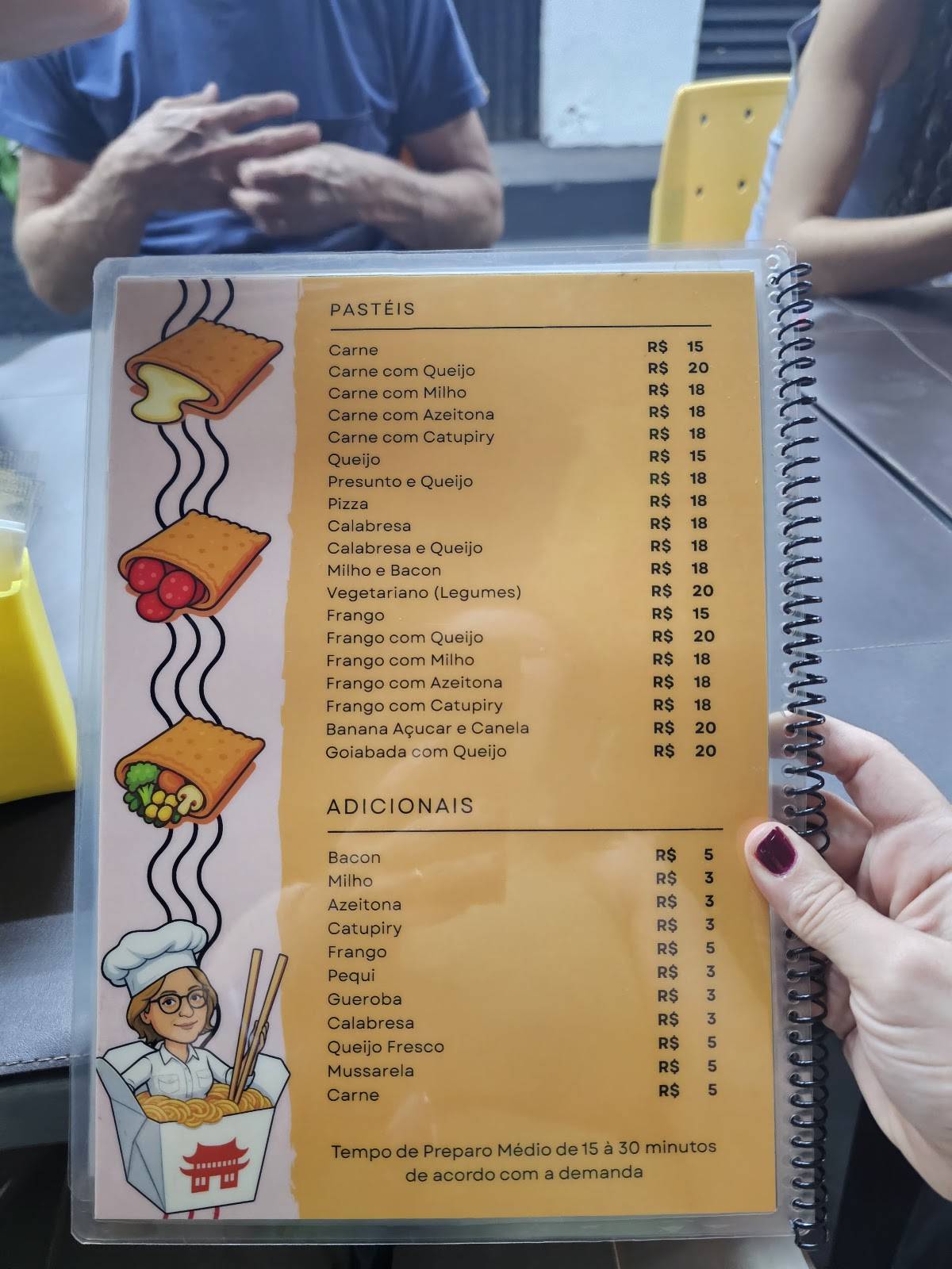 Yakisoba Taippei cardápio