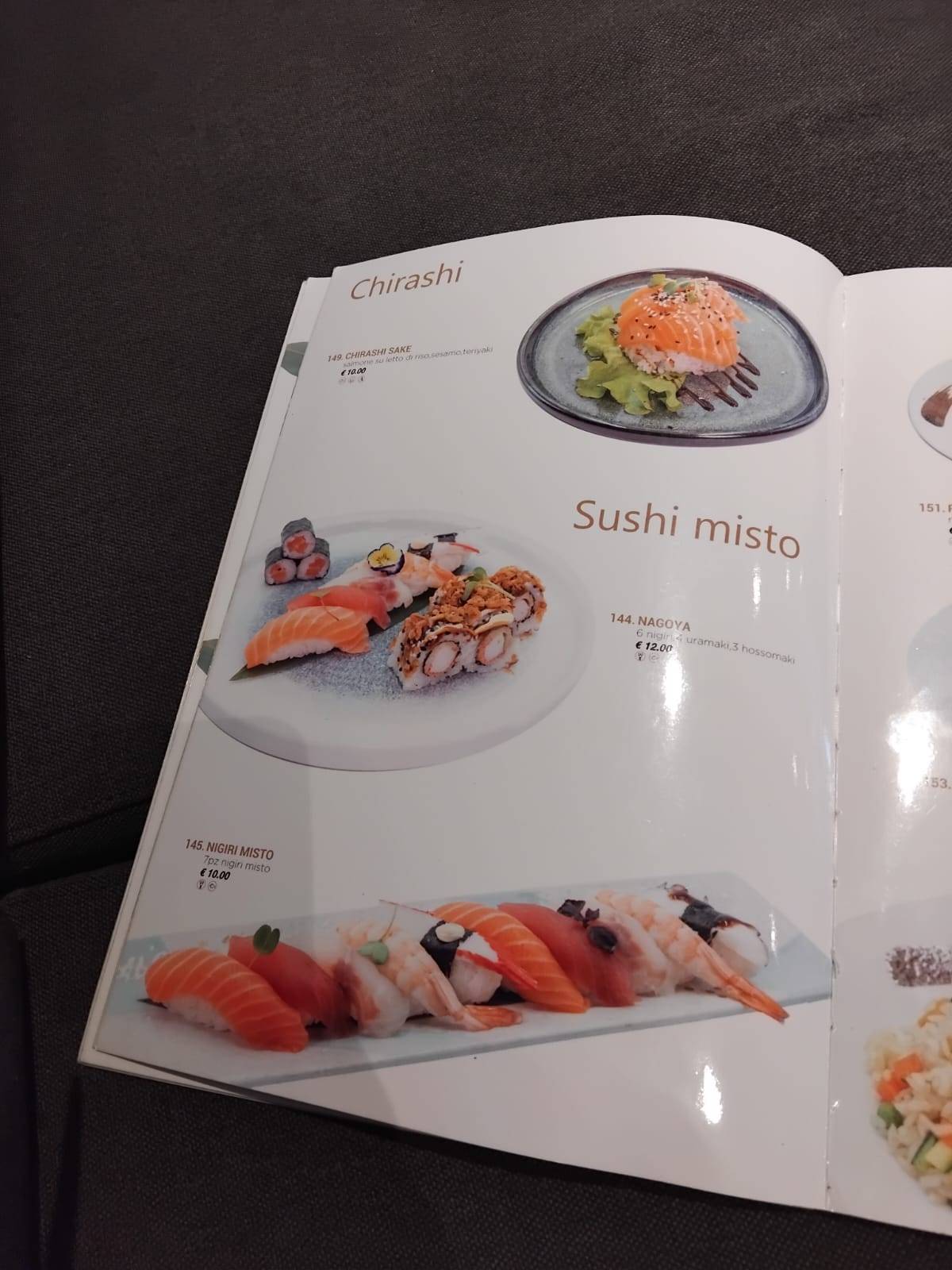 Menu di ZEIN ristorante giapponese 