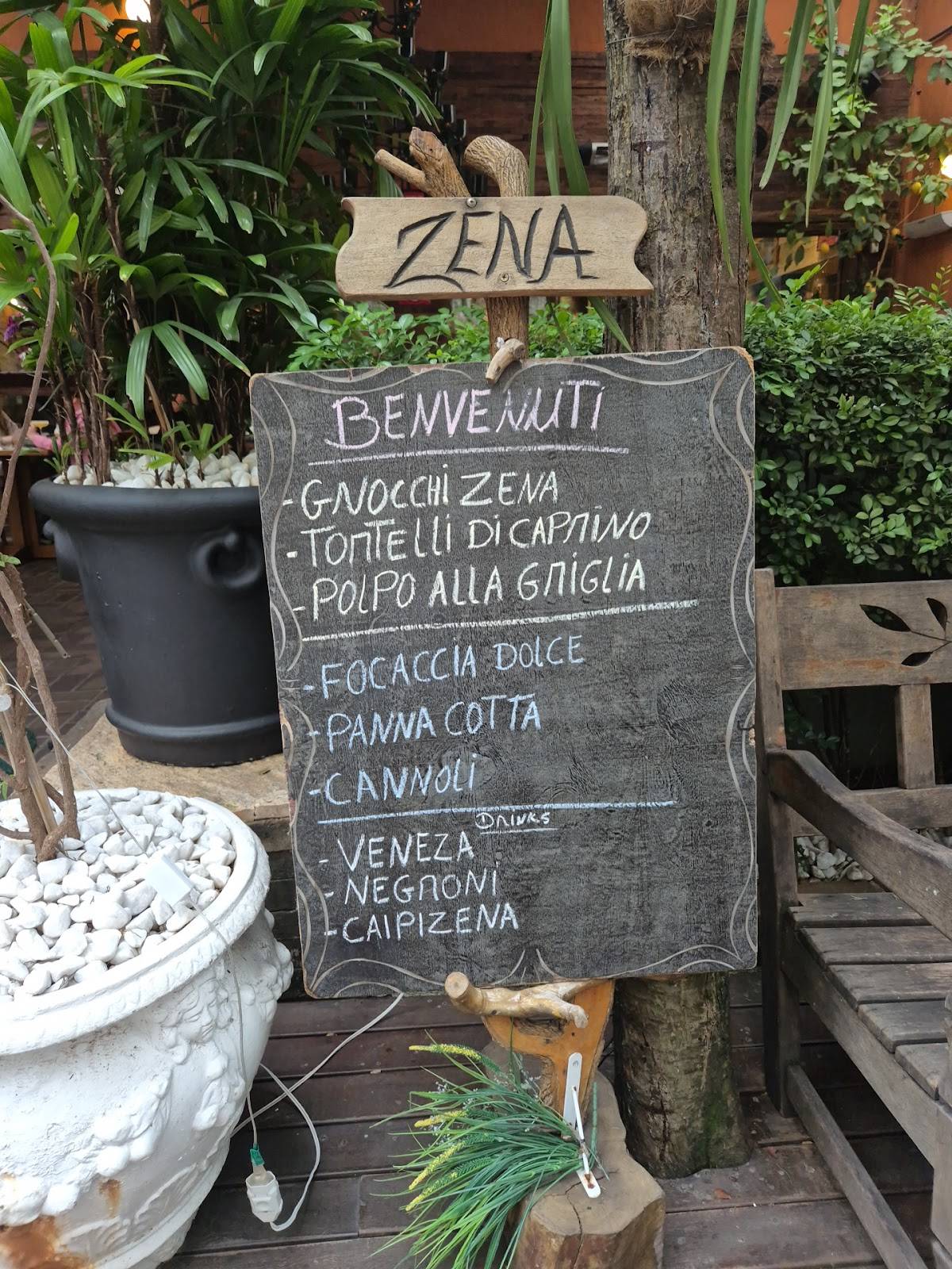 Zena Caffé cardápio