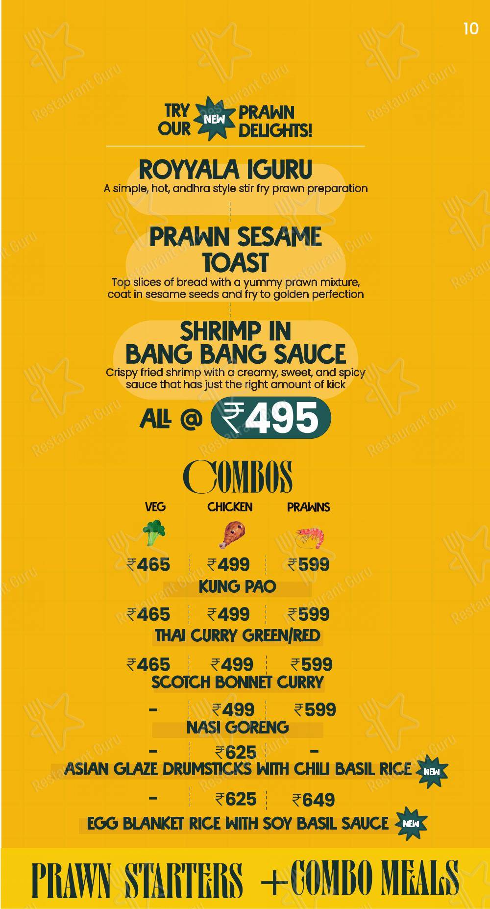 Zhingalala in Surat - Menu