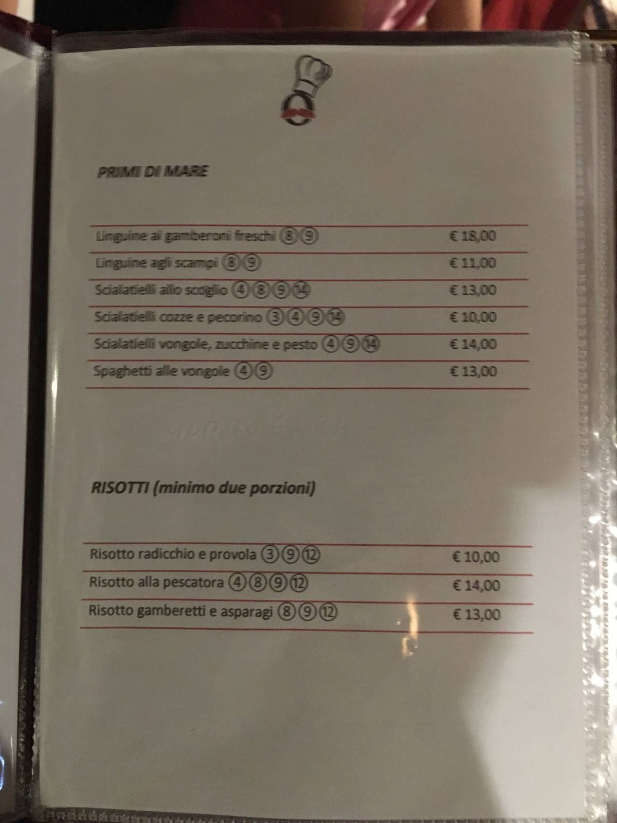 Menu di Zio Peppe 