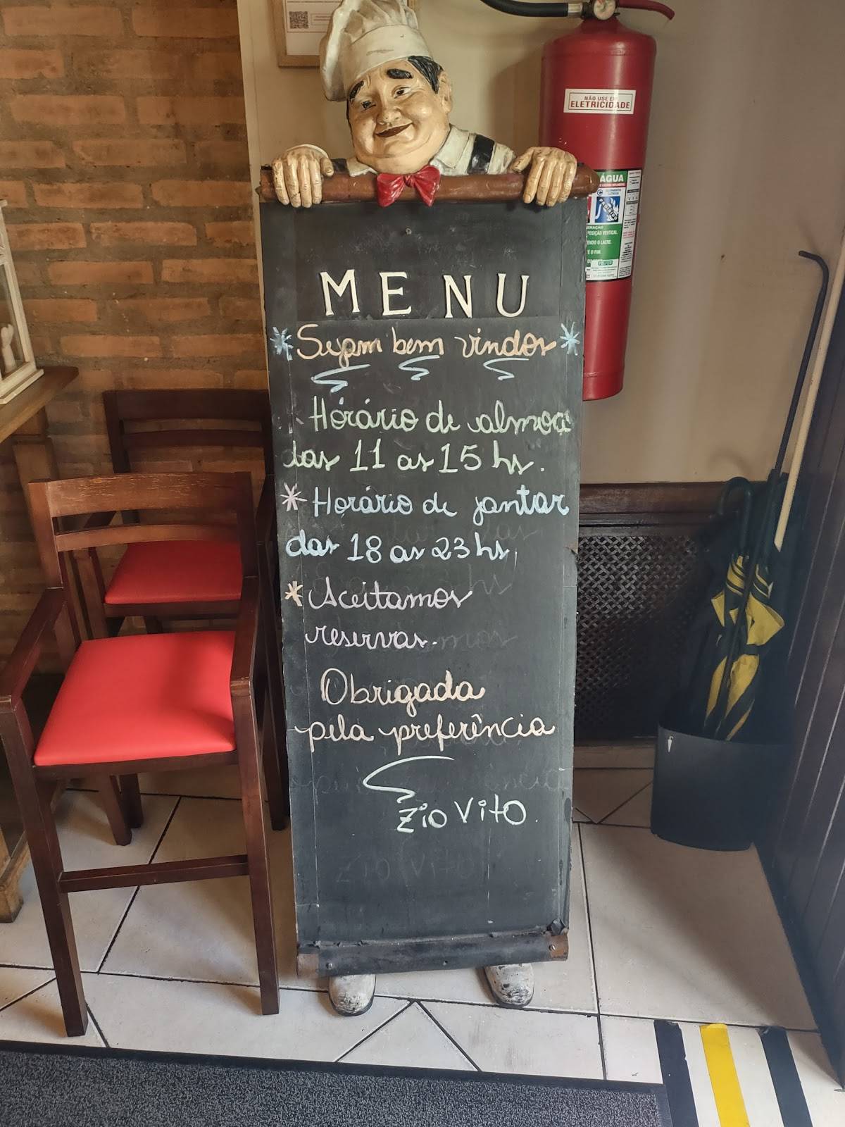 Zio Vito Pizza e Pasta cardápio