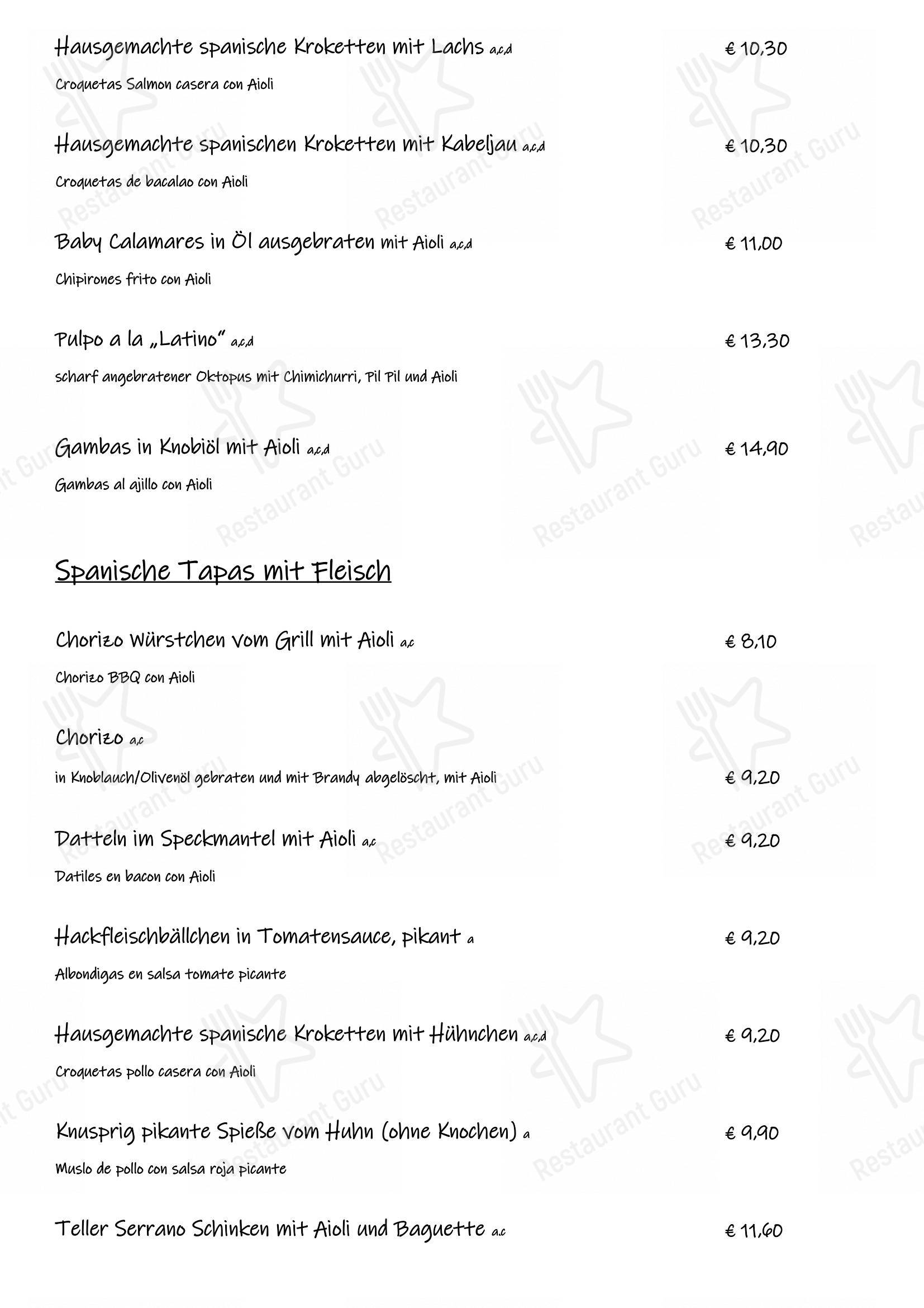 Menu pour Zur Waldschänke - Rödermark - Menu