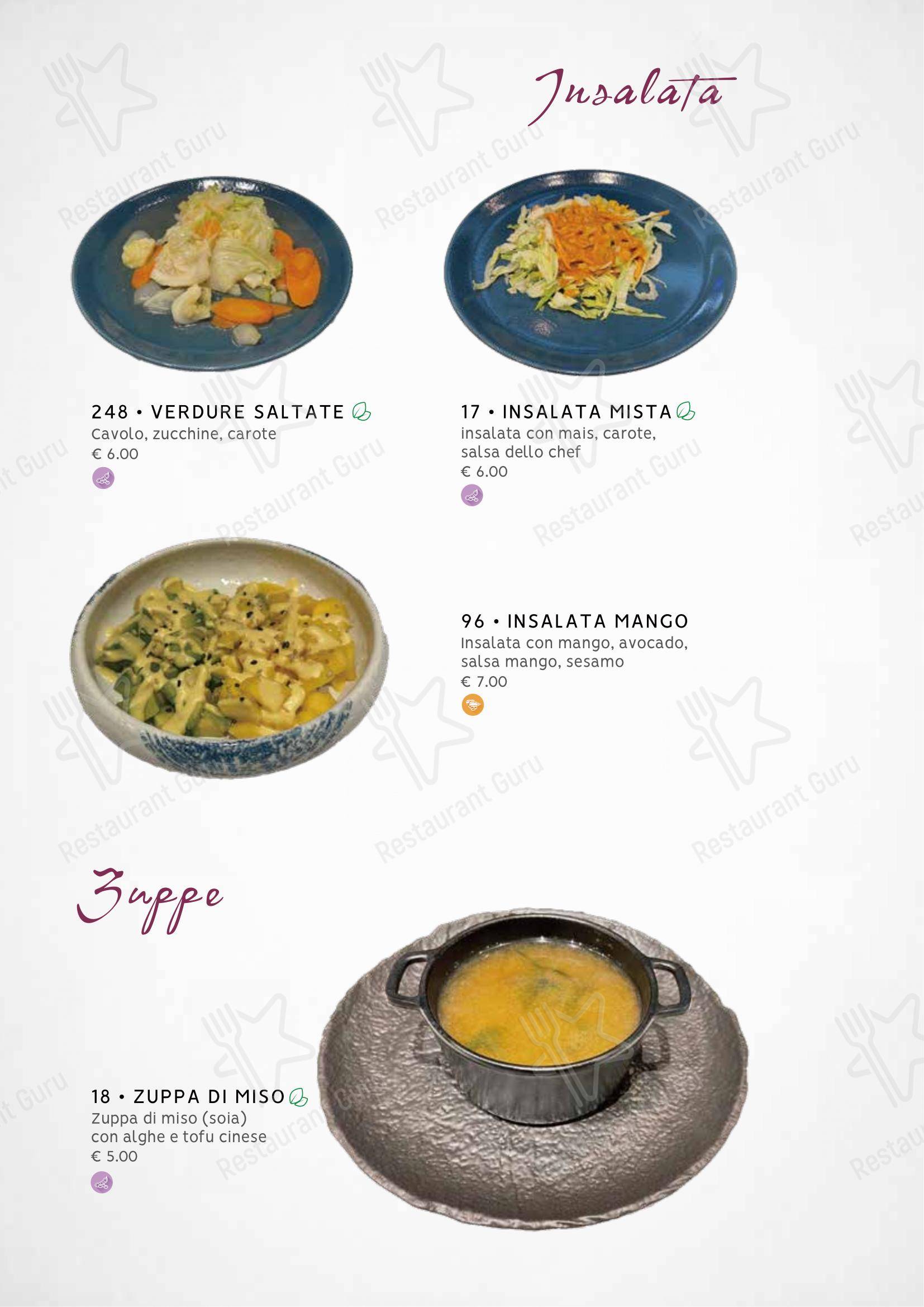 Menu per Zuru sushi in Reggio Calabria