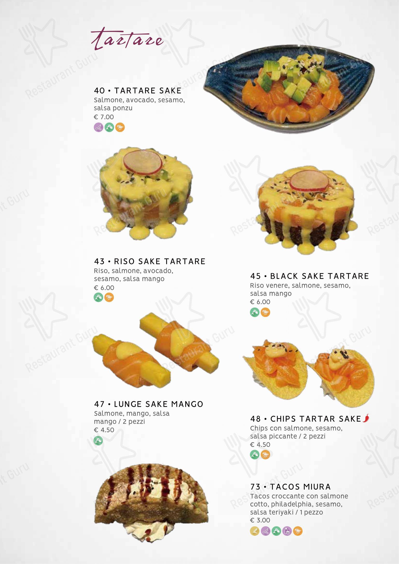 Menu di Zuru sushi - Menu