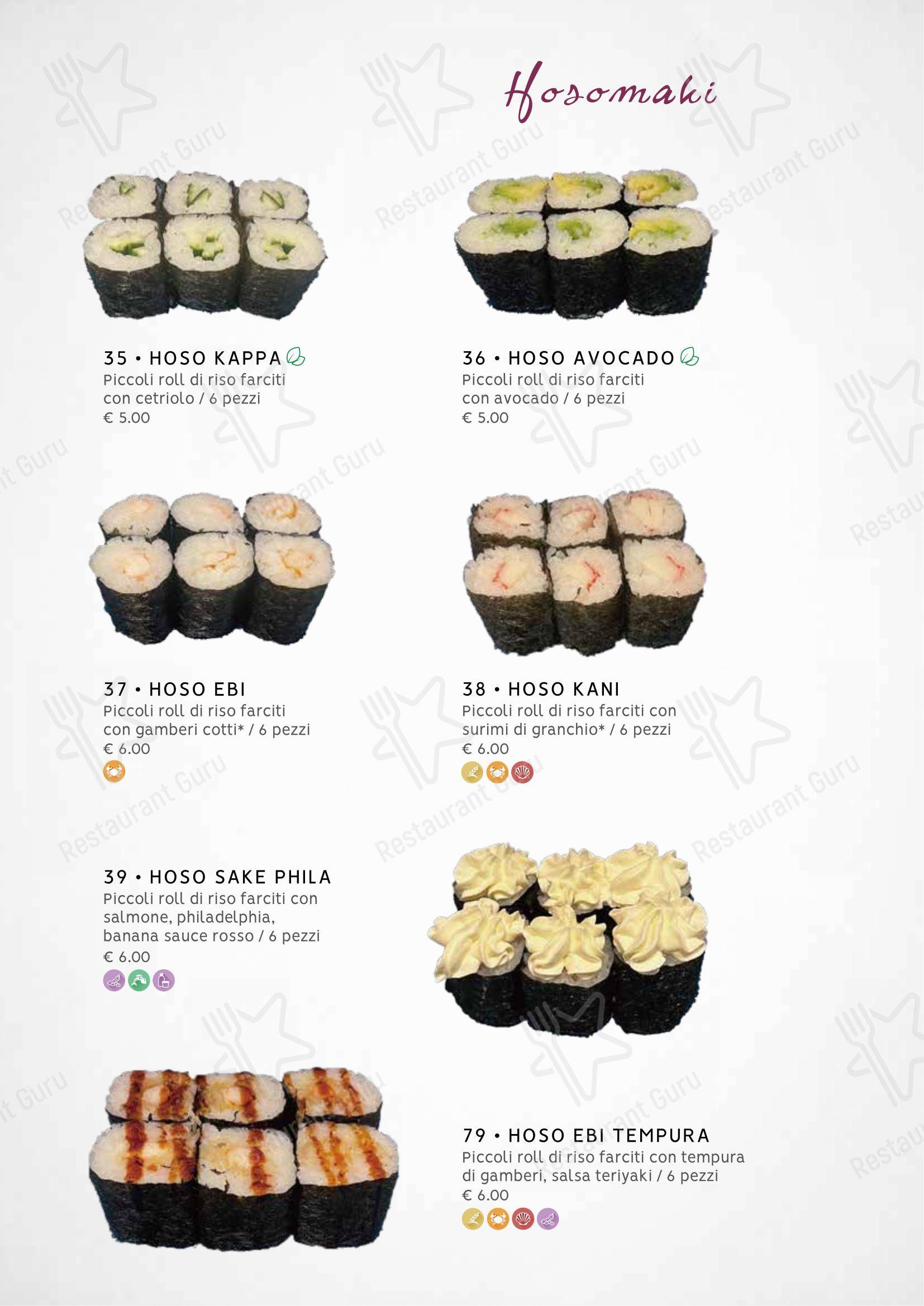 Menu di Zuru sushi - Menu