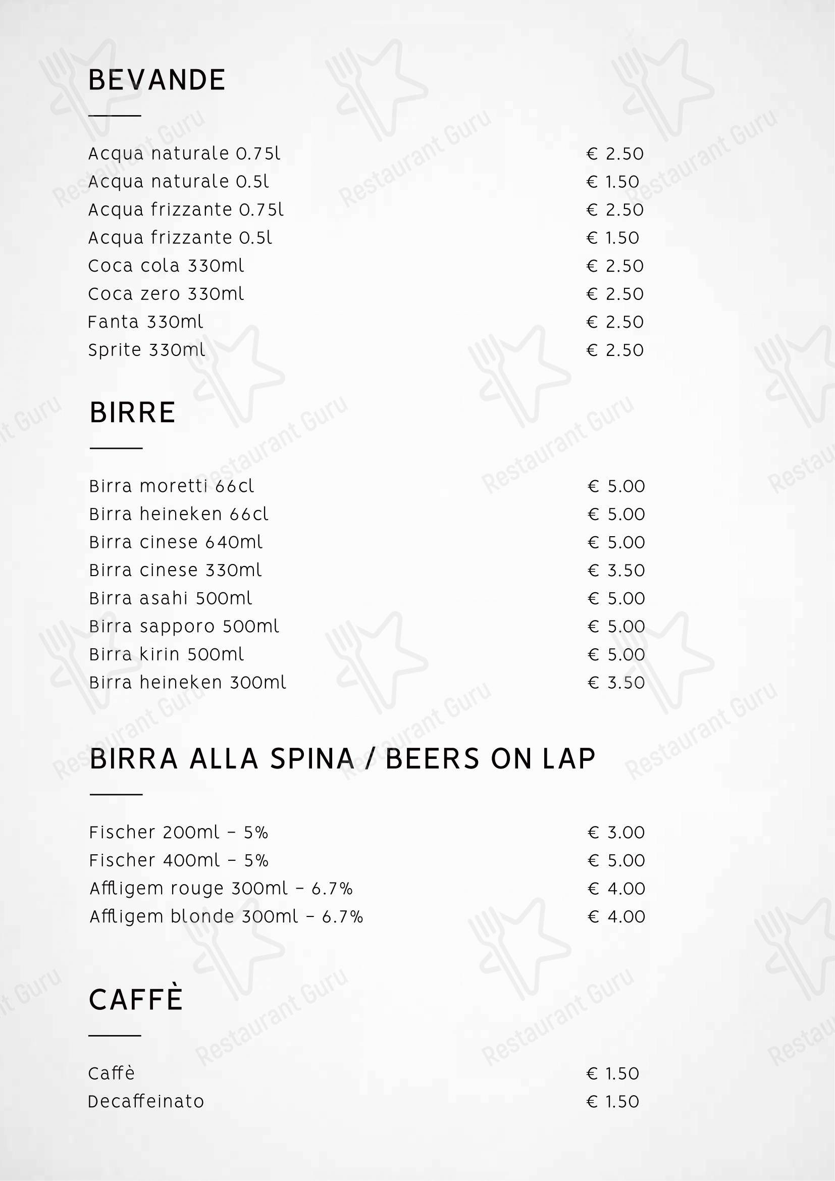 Menu per Zuru sushi in Reggio Calabria