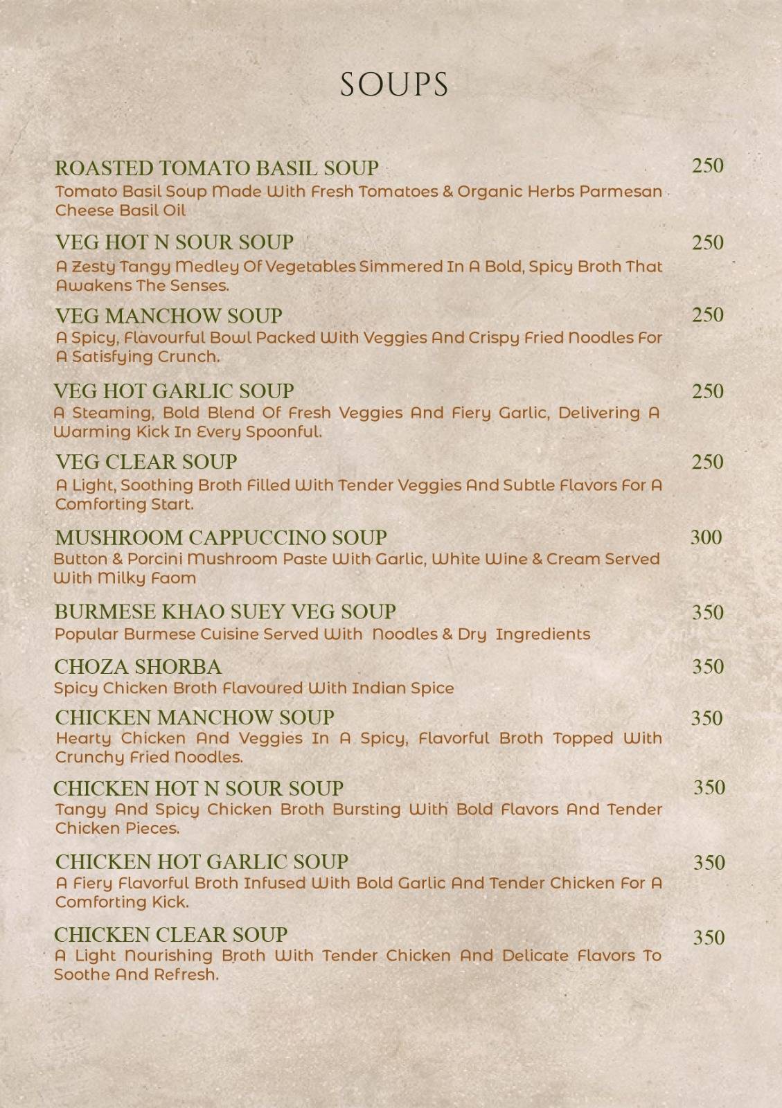 Zyzzyva menu