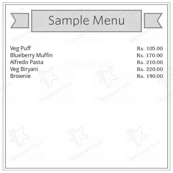 Barista menu