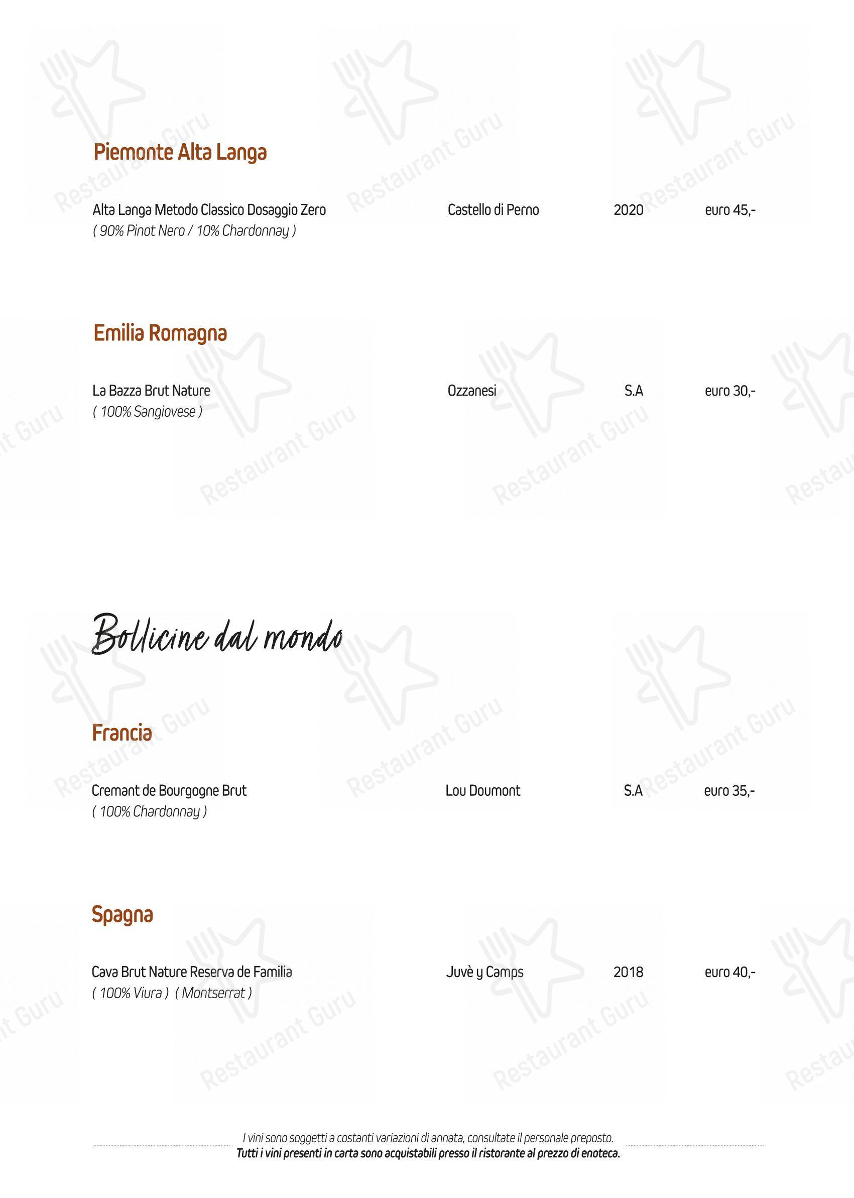 Menu di Botero - Детское