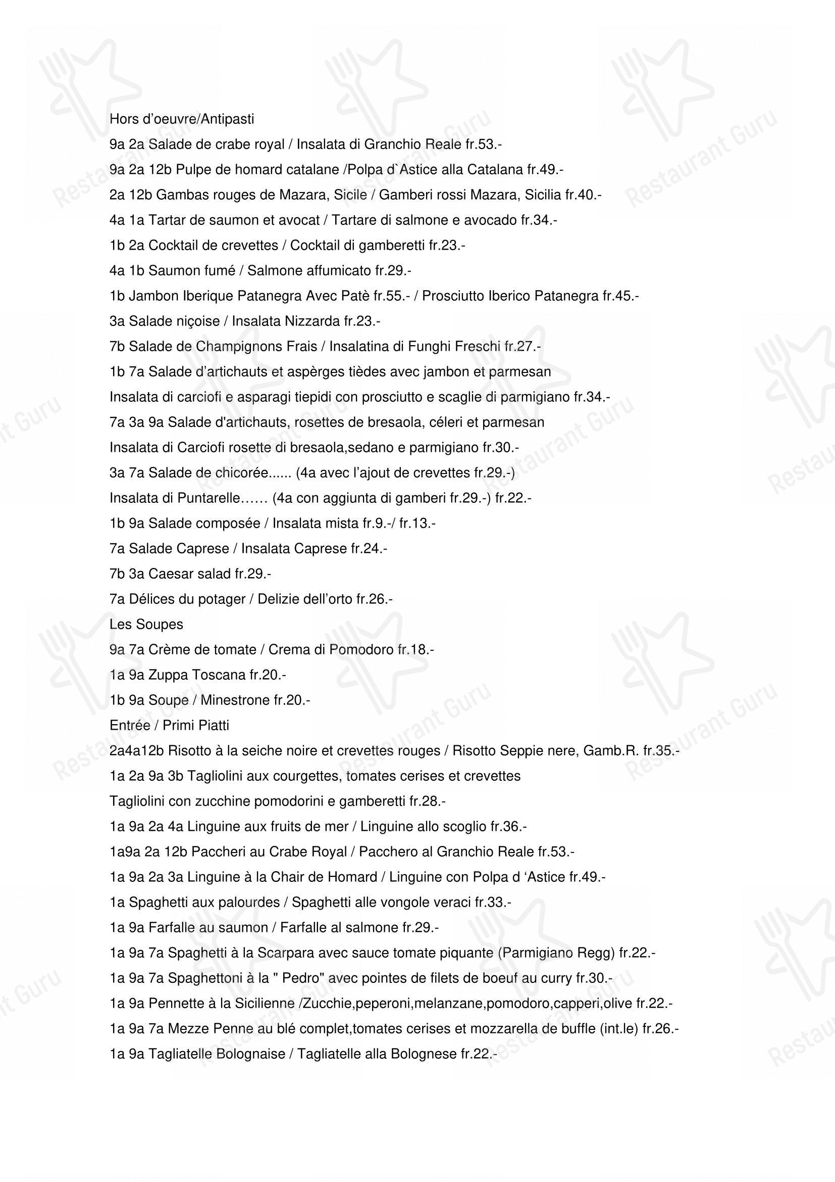 Menu di Cafè Retrò Ristorante Tivoli - Крафт меню