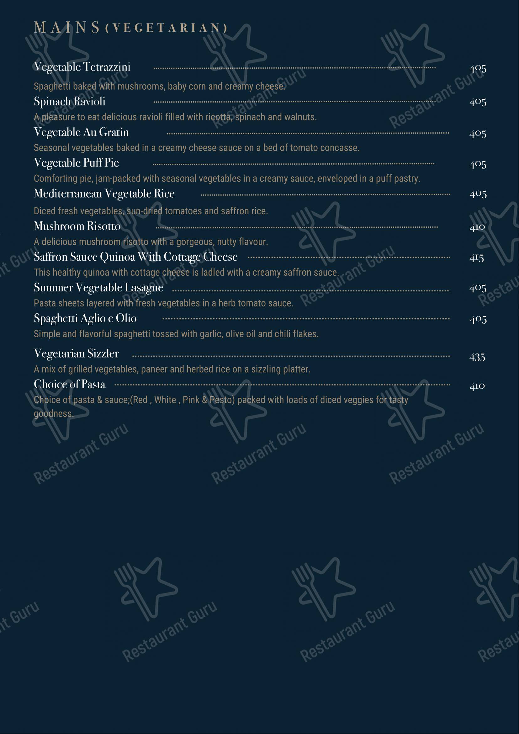 Celeste by Mindescapes menu - 菜单