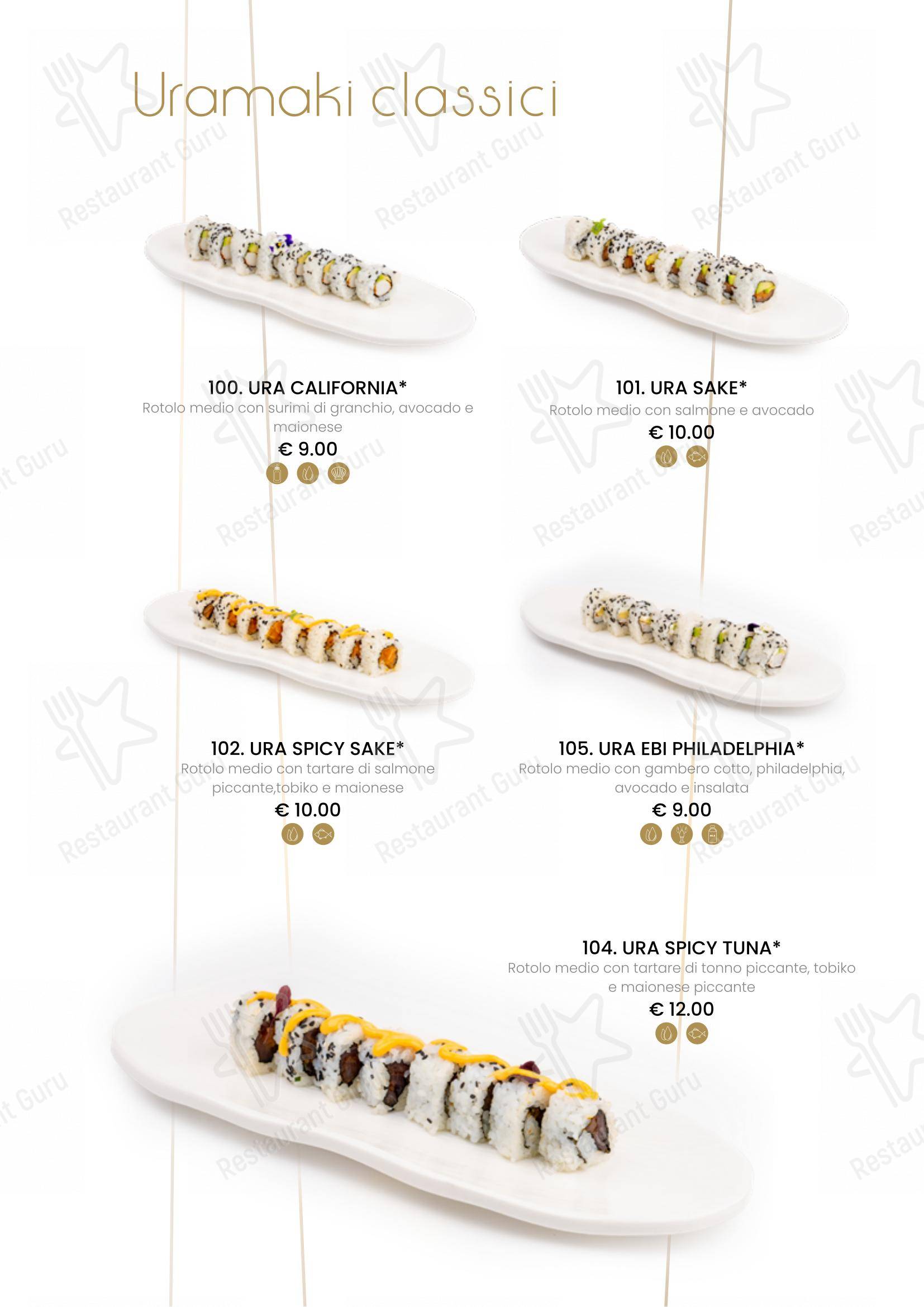 Основное меню per Ristorante Fuji Sushi ristorante