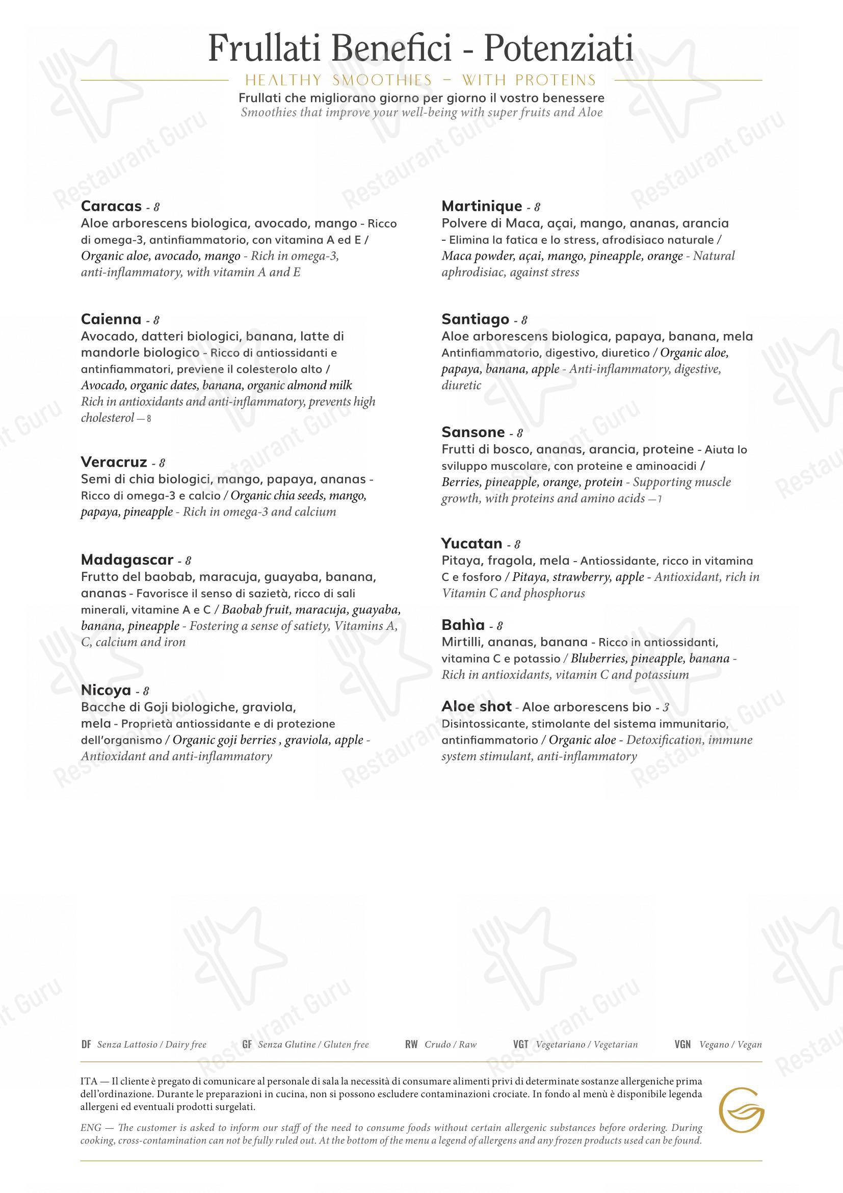 Ночное меню per Ginger - Spagna in Roma