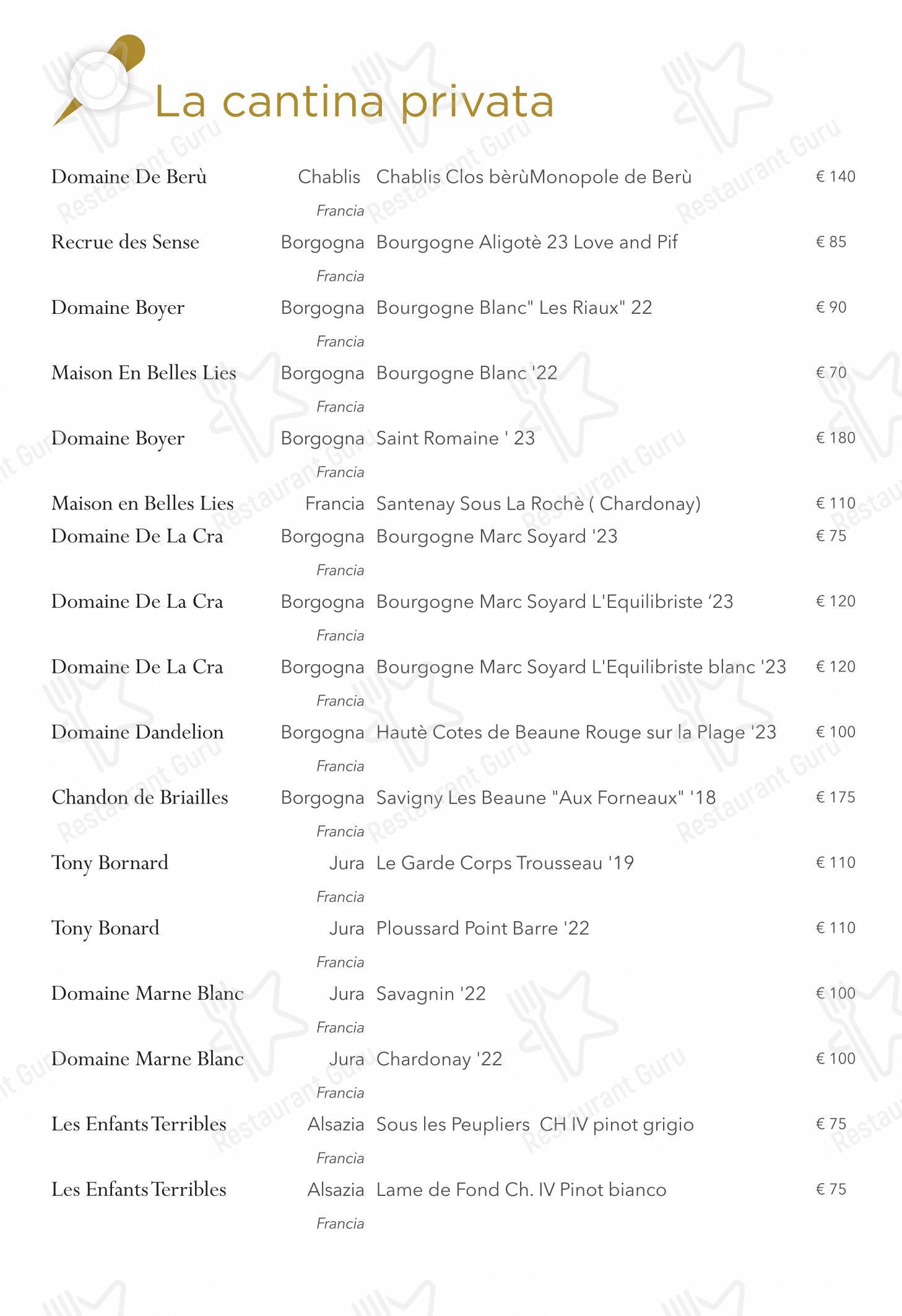 Menu di L'Ek Bistrot - Детское