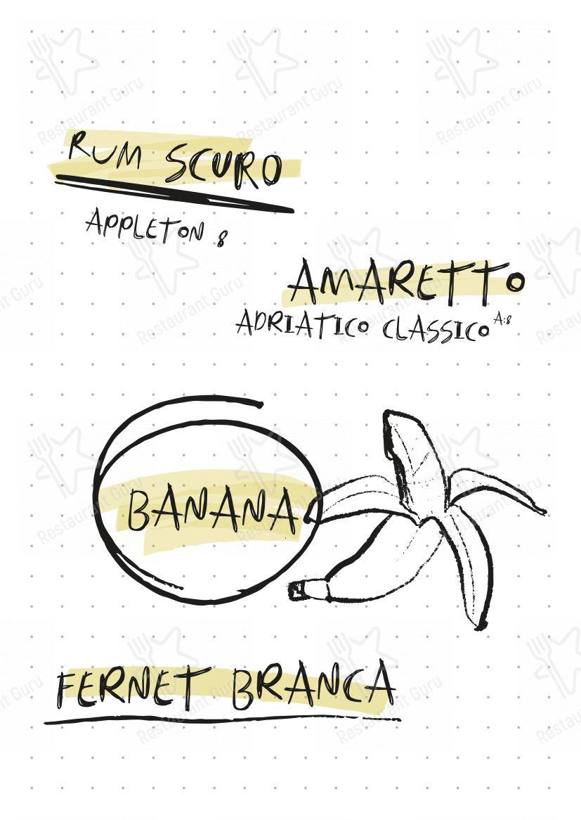 Коктейльная карта per La Zanzara in Roma