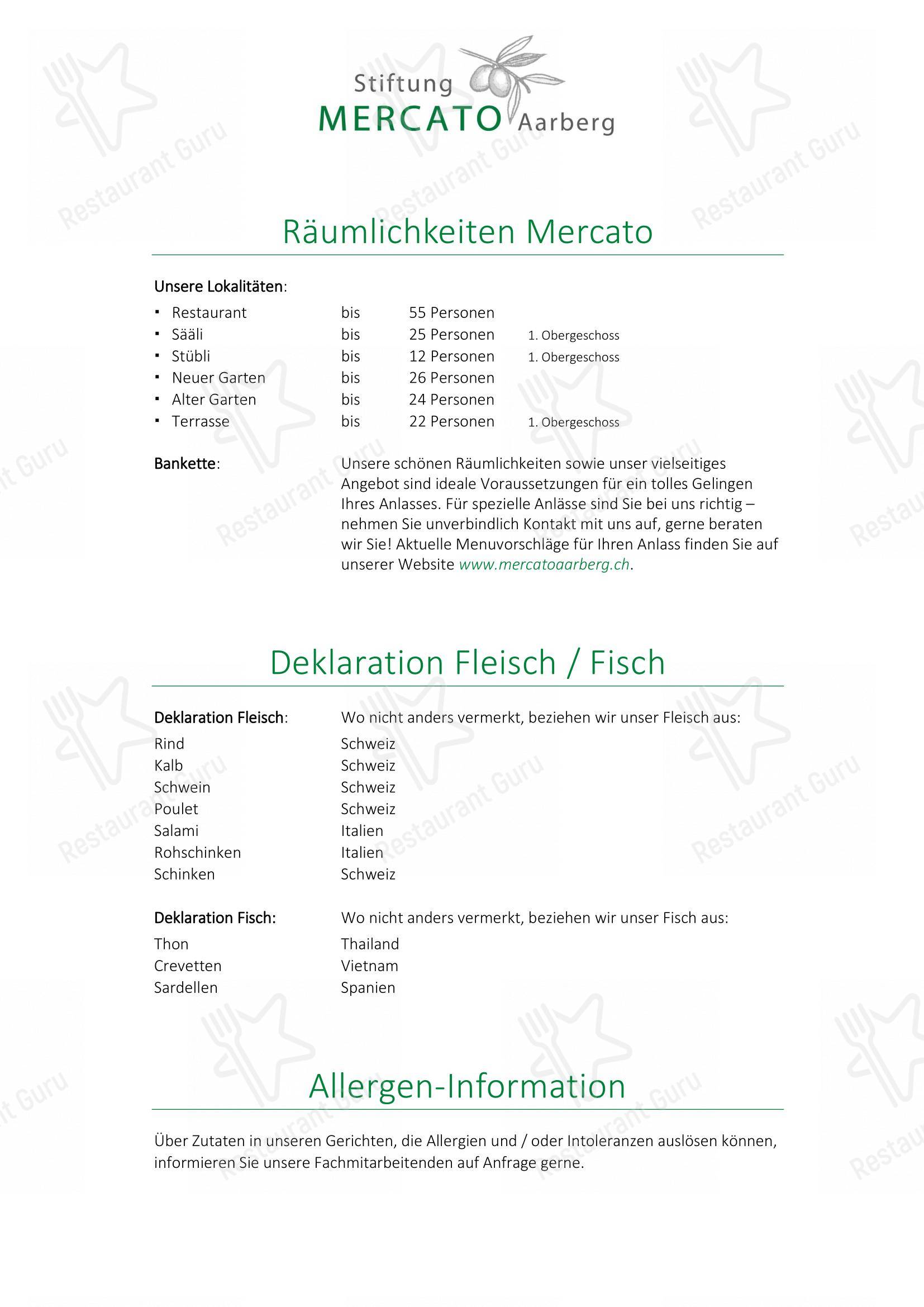 Menu bar per Mercato in Aarberg