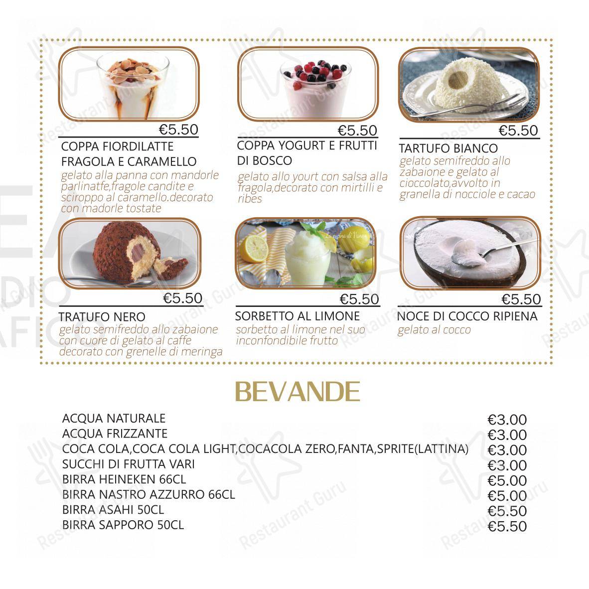 Menu di Moki Sushi Ristorante - Menu